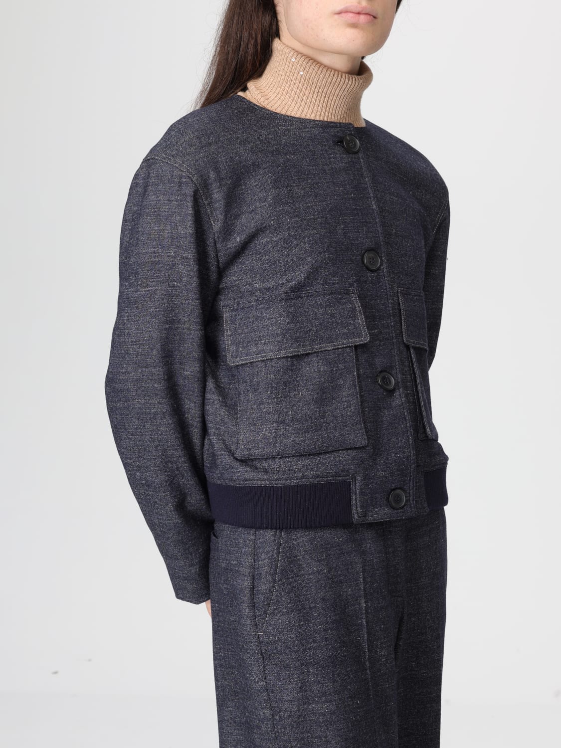 LORENA ANTONIAZZI КУРТКА: Пальто Женское Lorena Antoniazzi, Синий - Img 5