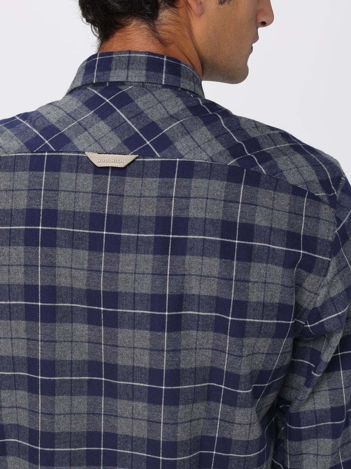 WOOLRICH CAMISA: Camisa hombre Woolrich, Azul Oscuro - Img 3