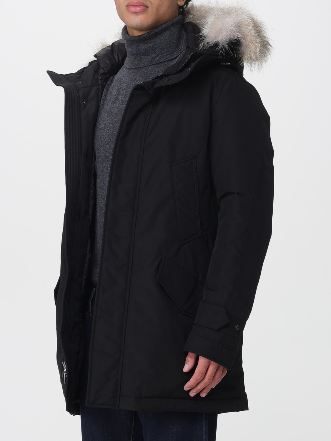 WOOLRICH COAT: Jacket men Woolrich, Black - Img 3