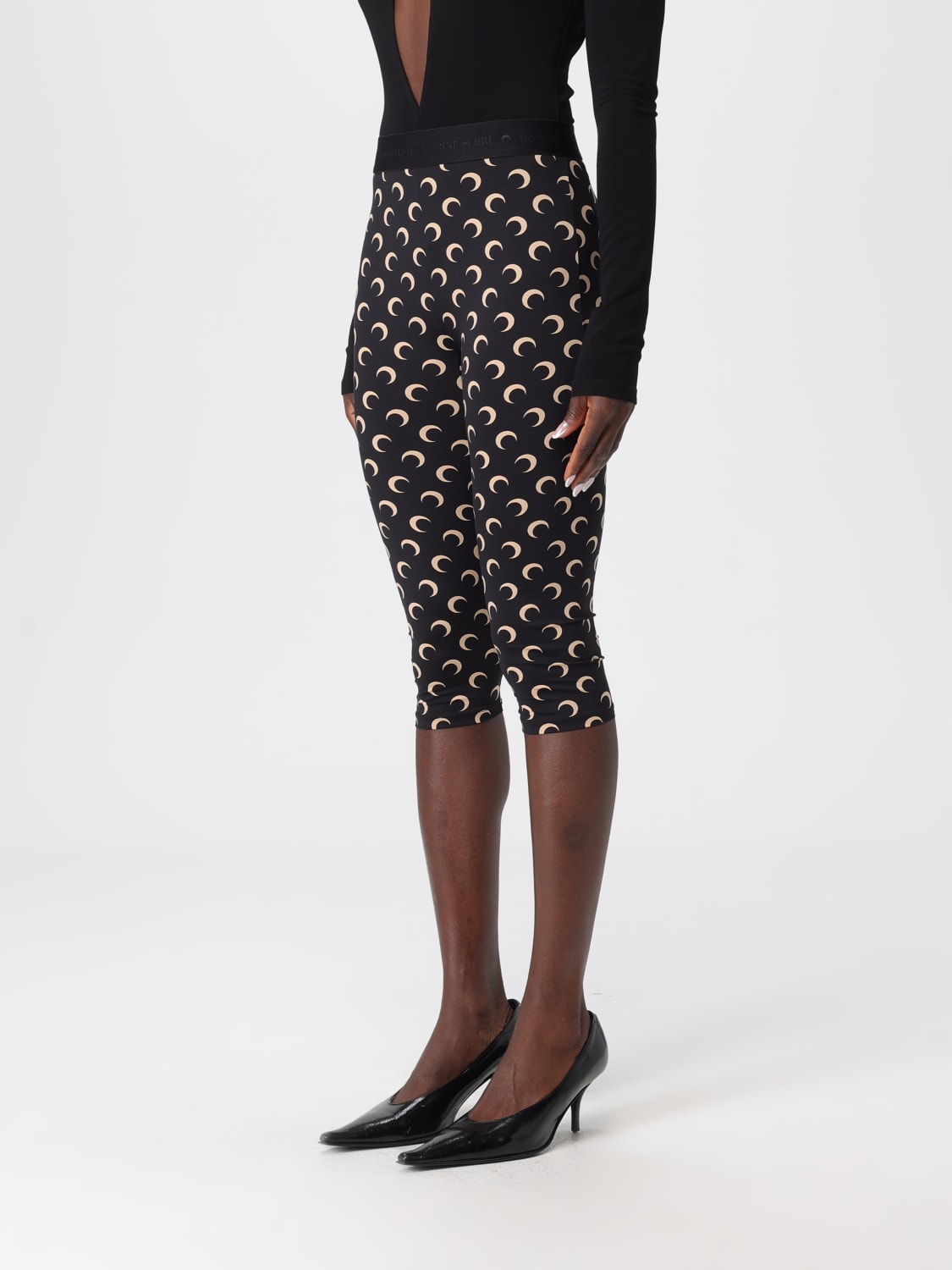 MARINE SERRE PANTALON: Pantalon femme Marine Serre, Noir - Img 4