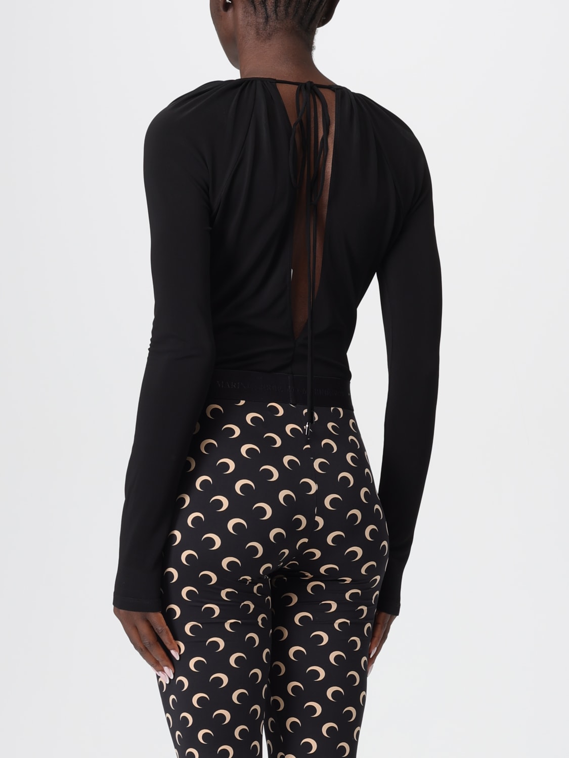 MARINE SERRE TOP: Top woman Marine Serre, Black - Img 3