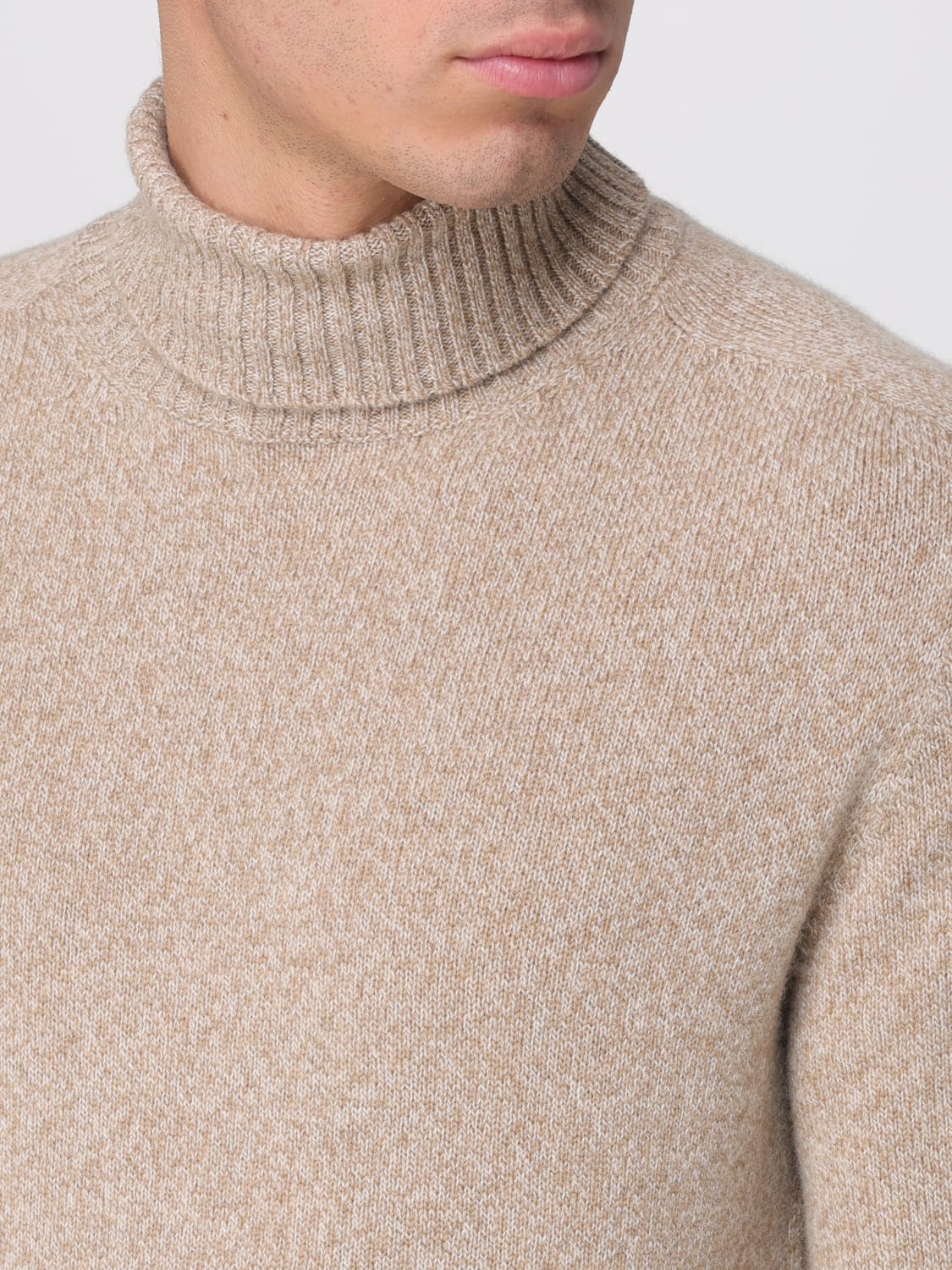 BOGLIOLI PULL: Pull homme Boglioli, Beige - Img 3