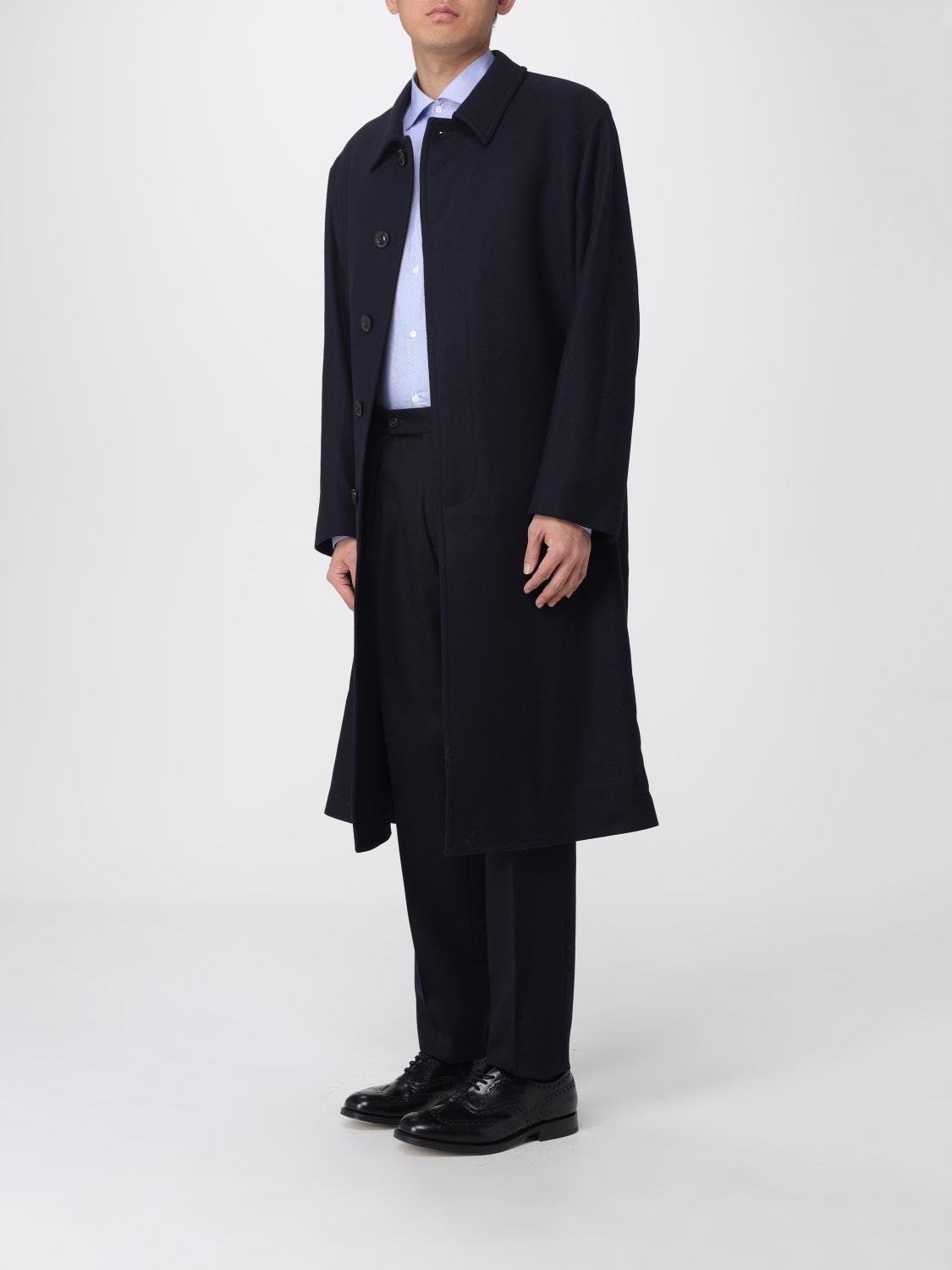 BOGLIOLI COAT: Coat men Boglioli, Blue - Img 3