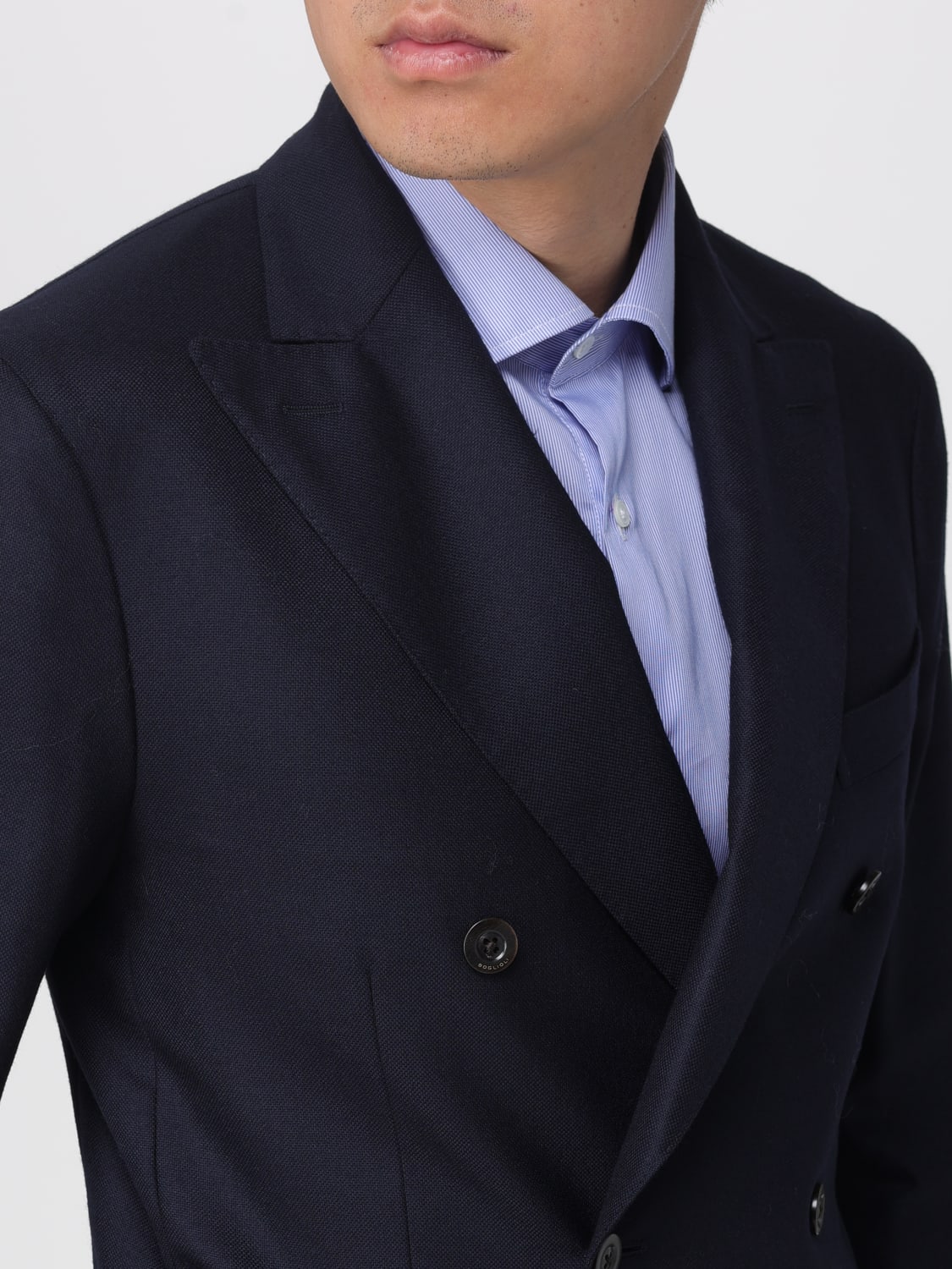 BOGLIOLI JACKET: Jacket men Boglioli, Blue - Img 4
