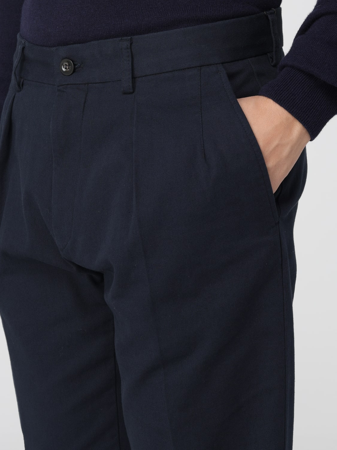 INCOTEX PANTS: Pants men Incotex, Blue - Img 3
