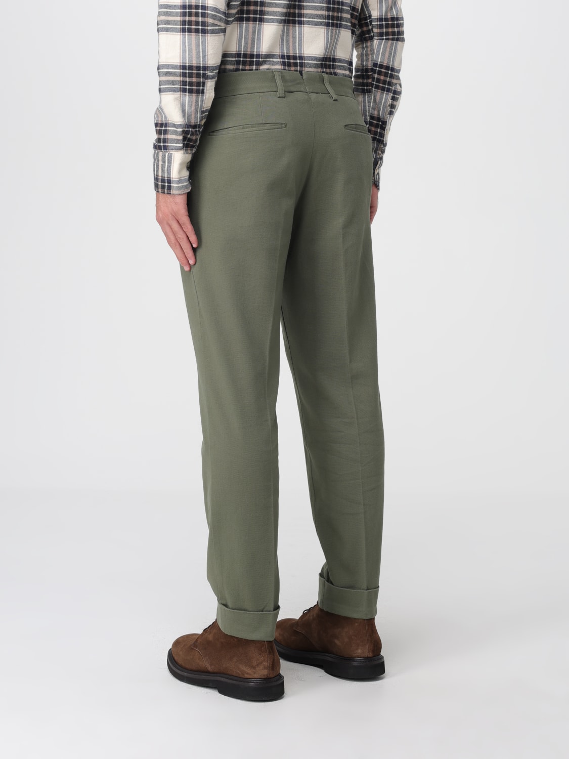 INCOTEX PANTS: Pants men Incotex, Green - Img 2