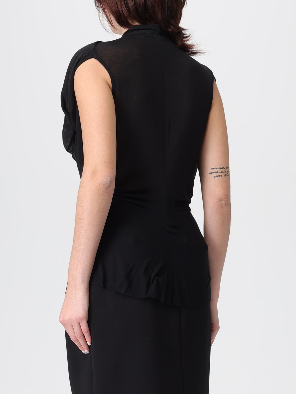 AMEN TOP: Sudadera mujer Amen, Negro - Img 2