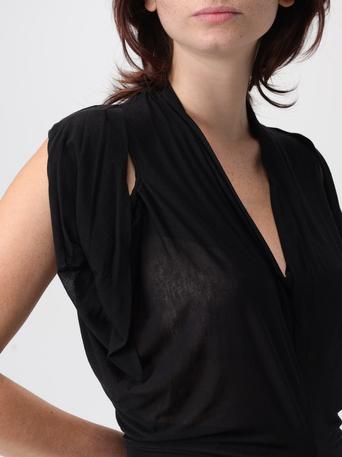 AMEN TOP: Sudadera mujer Amen, Negro - Img 4