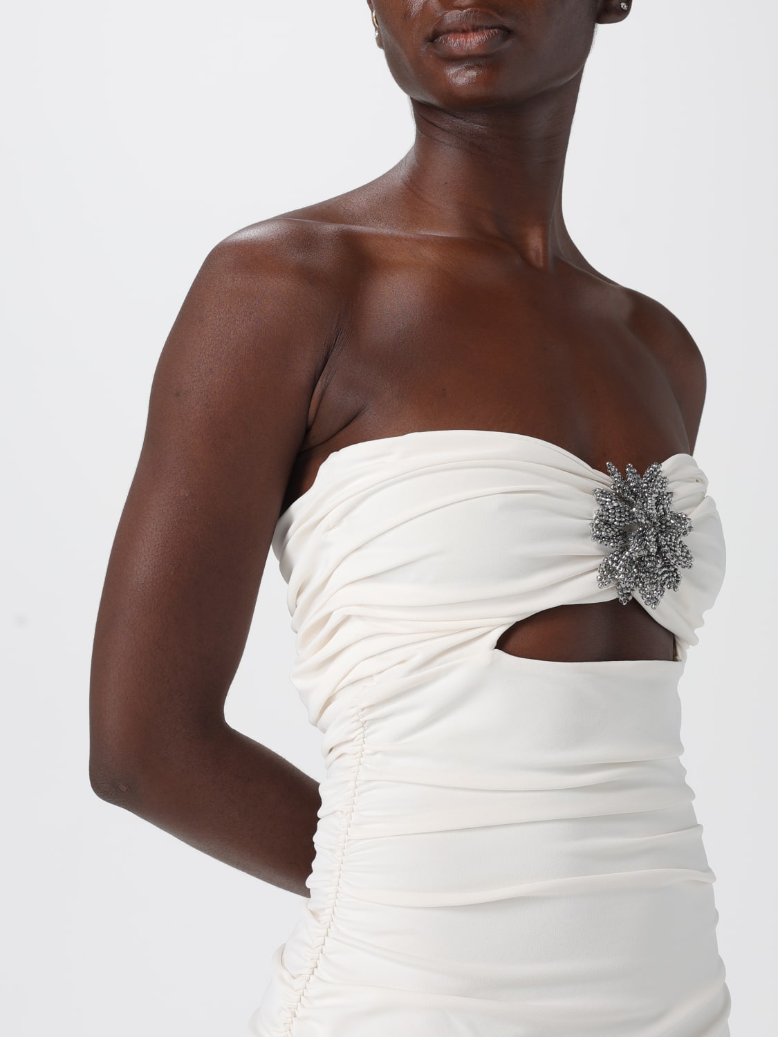 AMEN DRESS: Dress woman Amen, White - Img 4