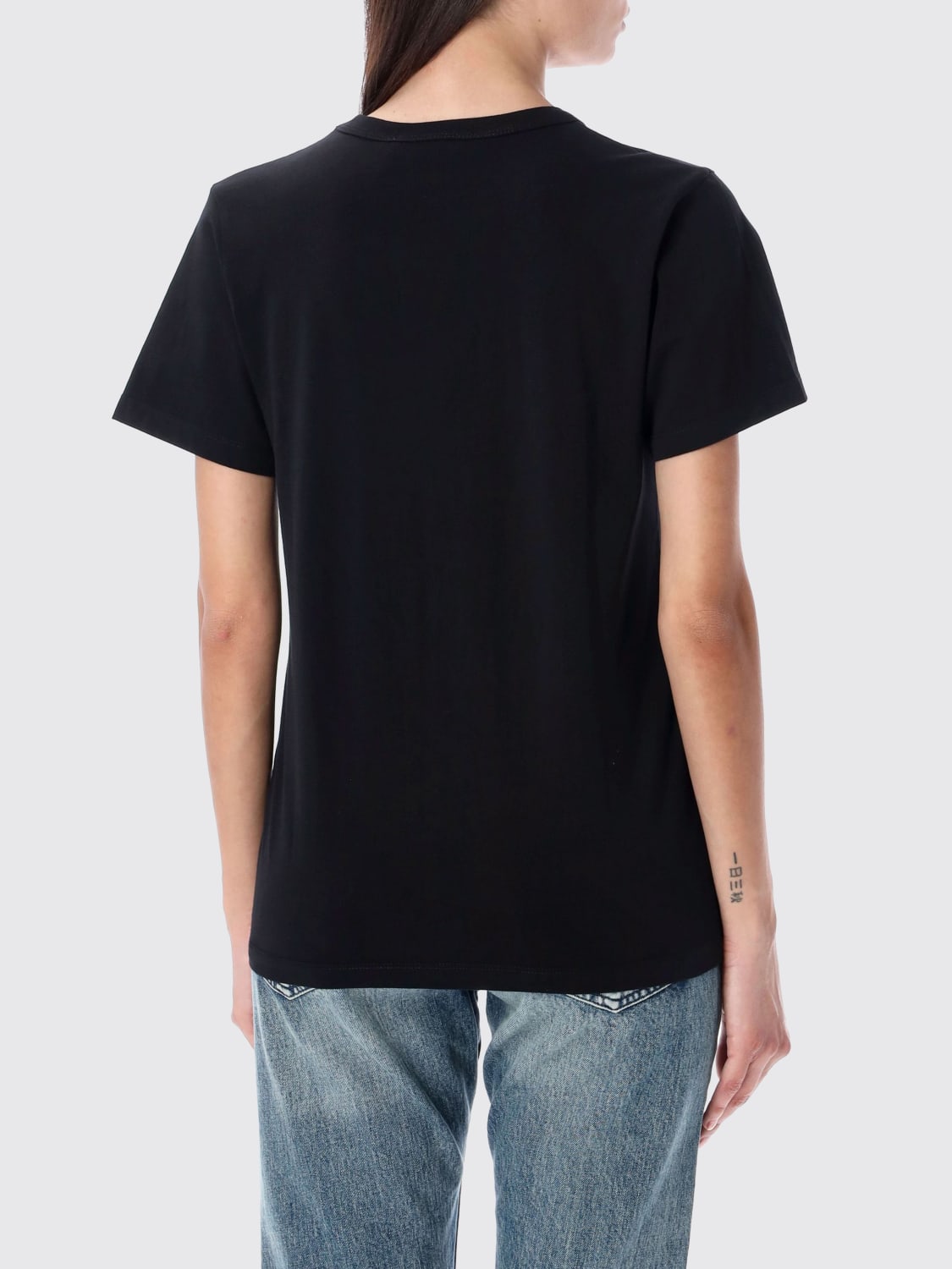 MAISON KITSUNÉ CAMISETA: Camiseta mujer Maison KitsunÉ, Negro - Img 2