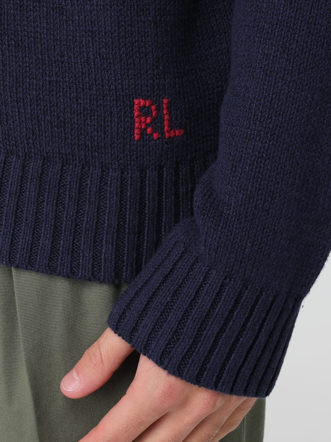 POLO RALPH LAUREN PULLOVER: Pullover herren Polo Ralph Lauren, Blau - Img 3