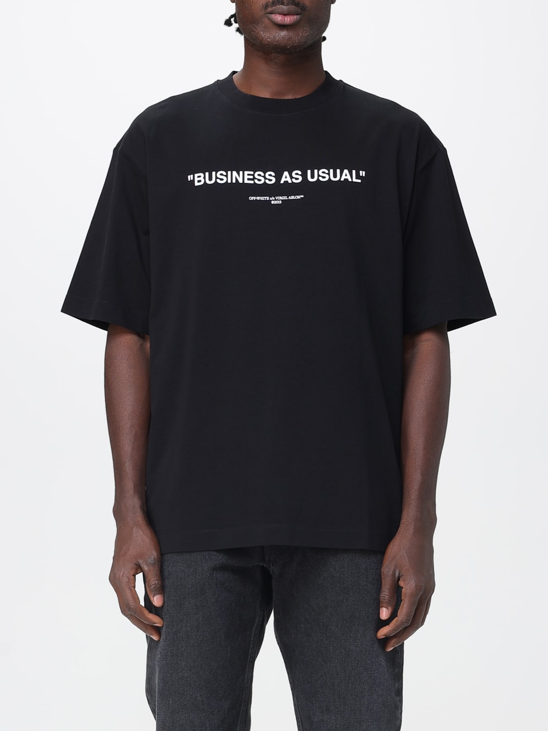 OFF-WHITE T-SHIRT: T-shirt men Off-white, Black - Img 1