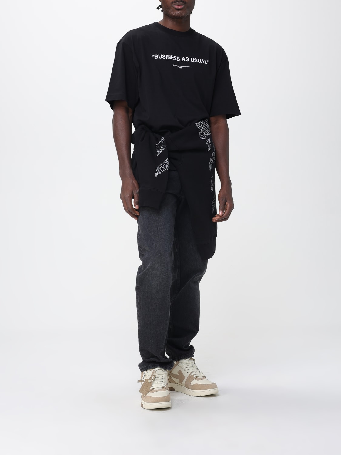 OFF-WHITE T-SHIRT: T-shirt men Off-white, Black - Img 2