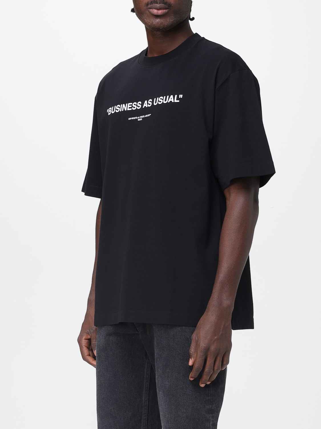 OFF-WHITE T-SHIRT: T-shirt men Off-white, Black - Img 4