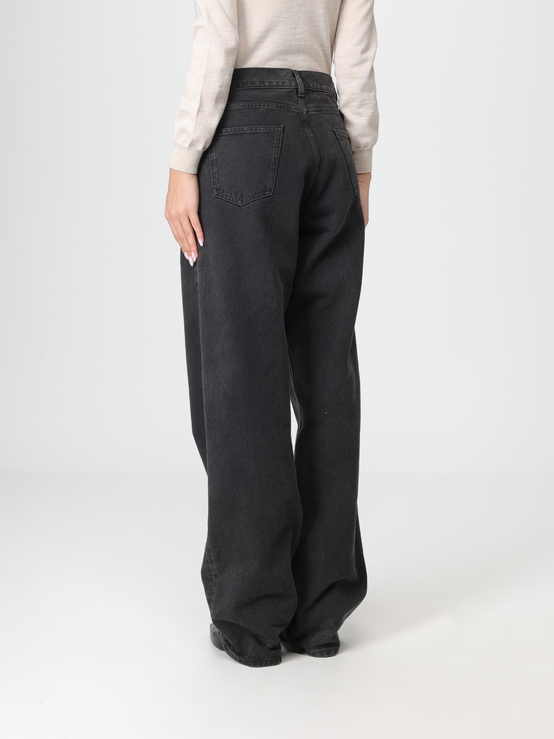 THE ROW JEANS: Jeans femme The Row, Noir - Img 2