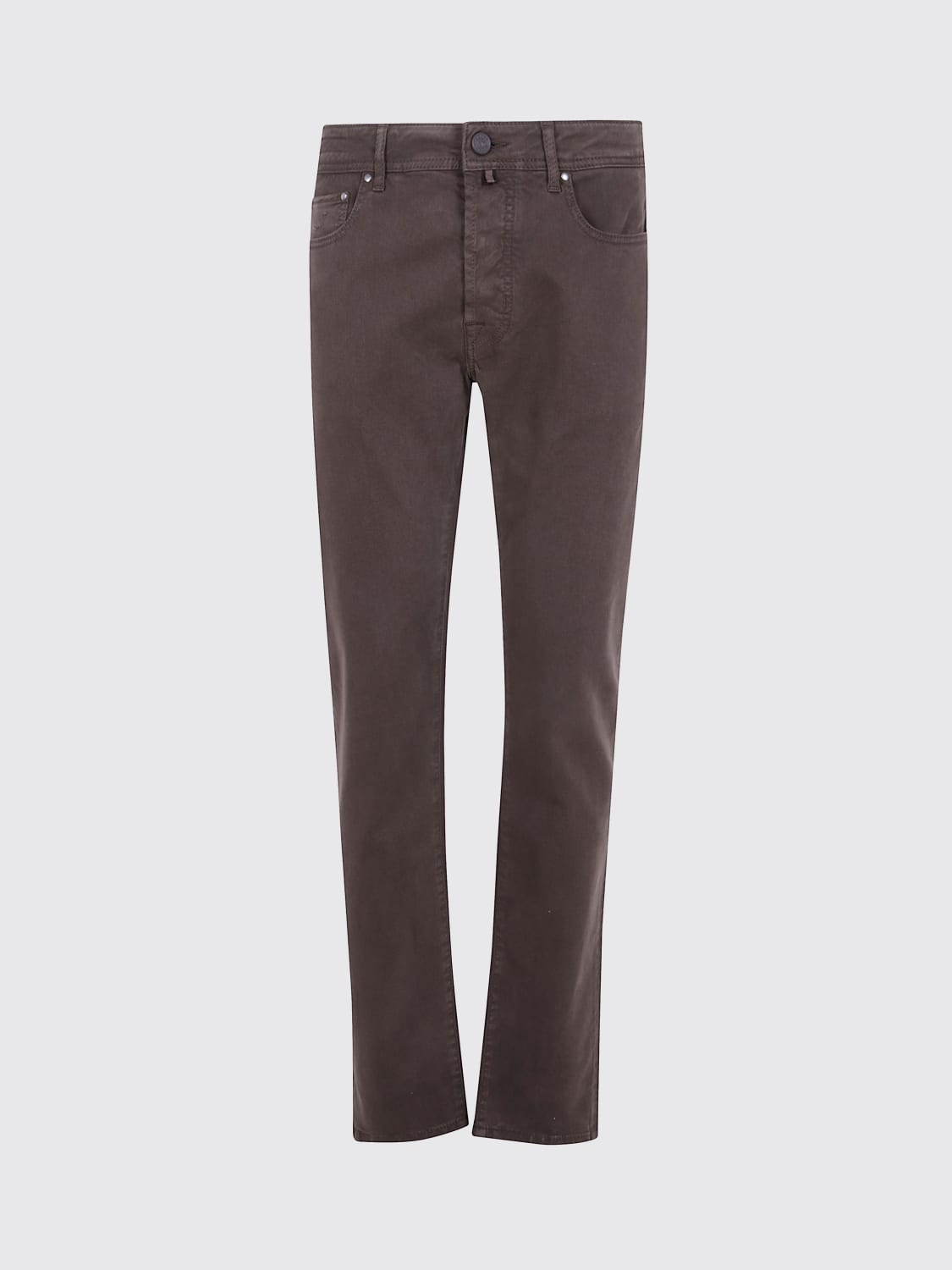 JACOB COHEN JEANS: Pantalon homme Jacob Cohen, Marron - Img 1