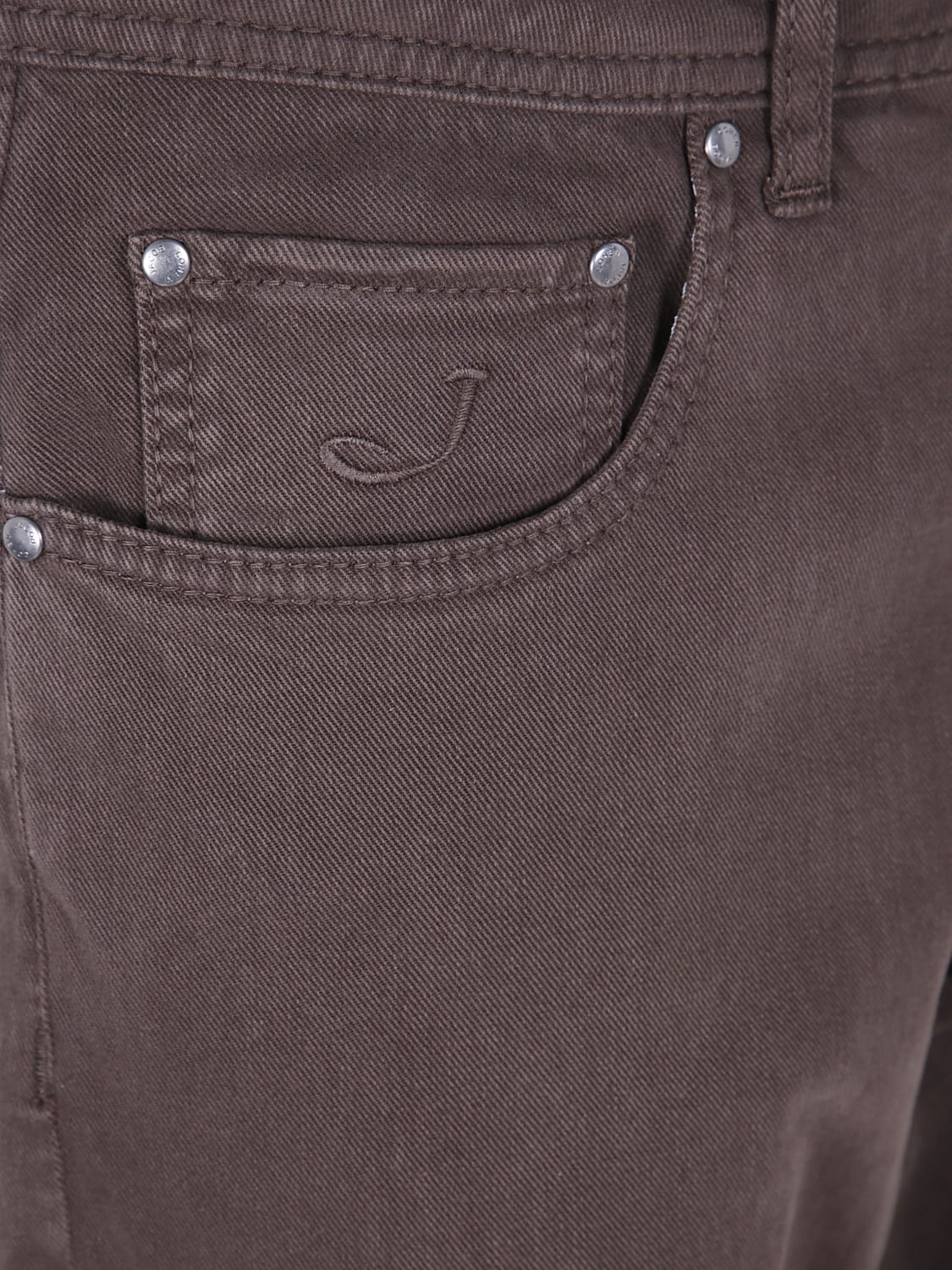 JACOB COHEN JEANS: Pantalon homme Jacob Cohen, Marron - Img 3