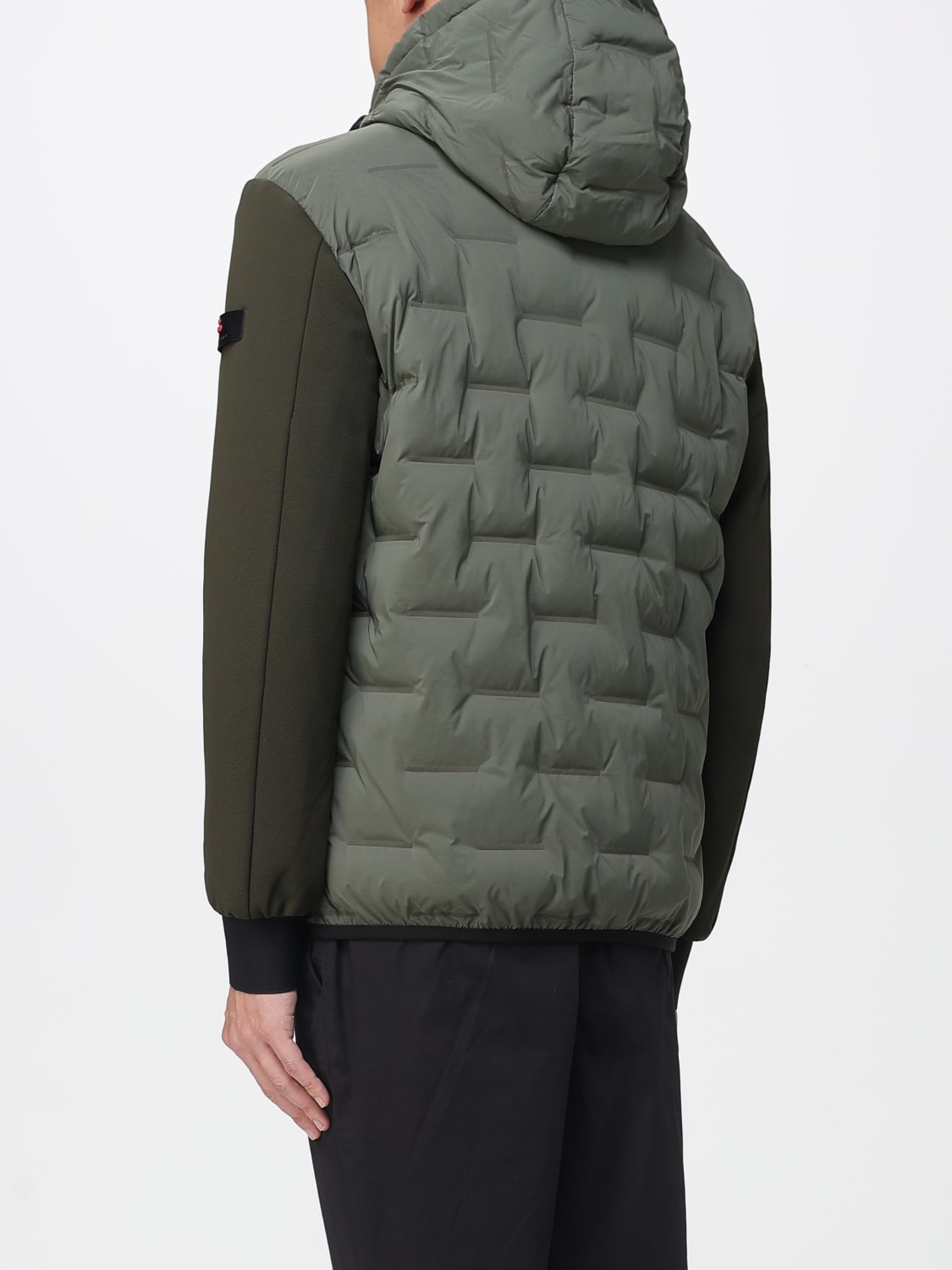 PEUTEREY GIACCA: Piumino Holzer Peuterey in nylon trapuntato , Verde - Img 2