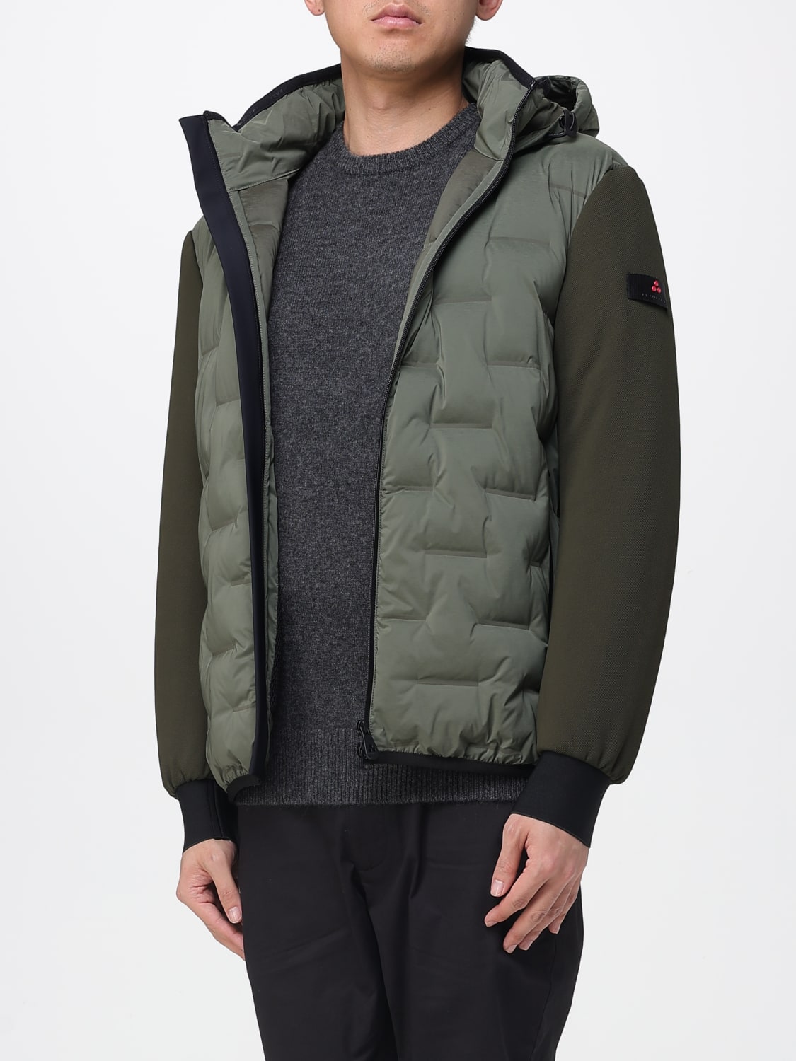 PEUTEREY GIACCA: Piumino Holzer Peuterey in nylon trapuntato , Verde - Img 3