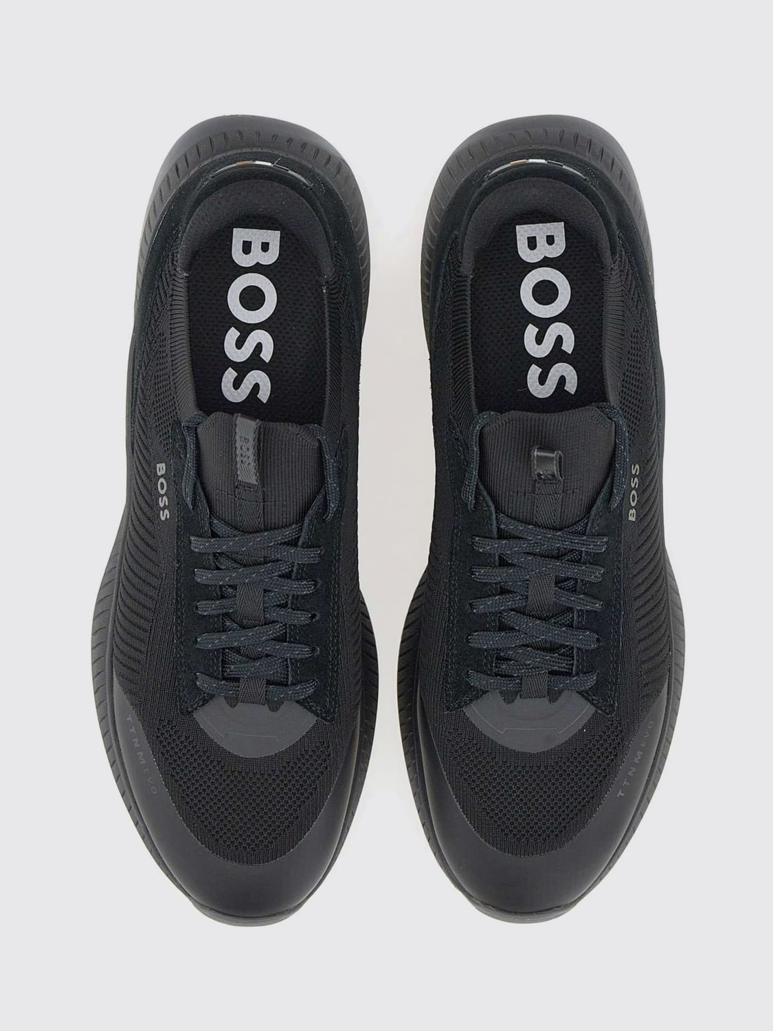 BOSS SNEAKERS: Sneakers men Boss, Black - Img 4