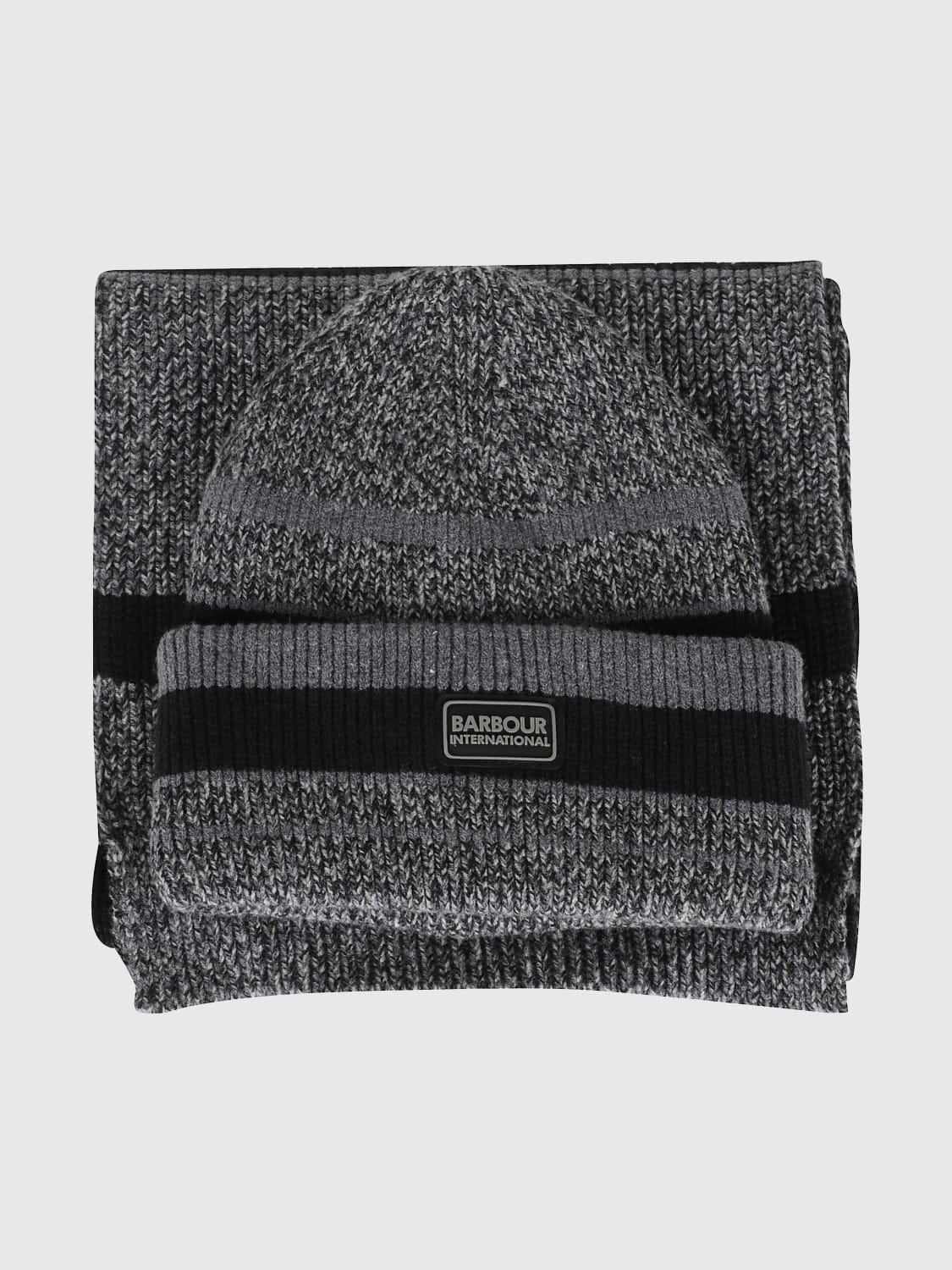 BARBOUR SCARF: Hat men Barbour, Black - Img 1