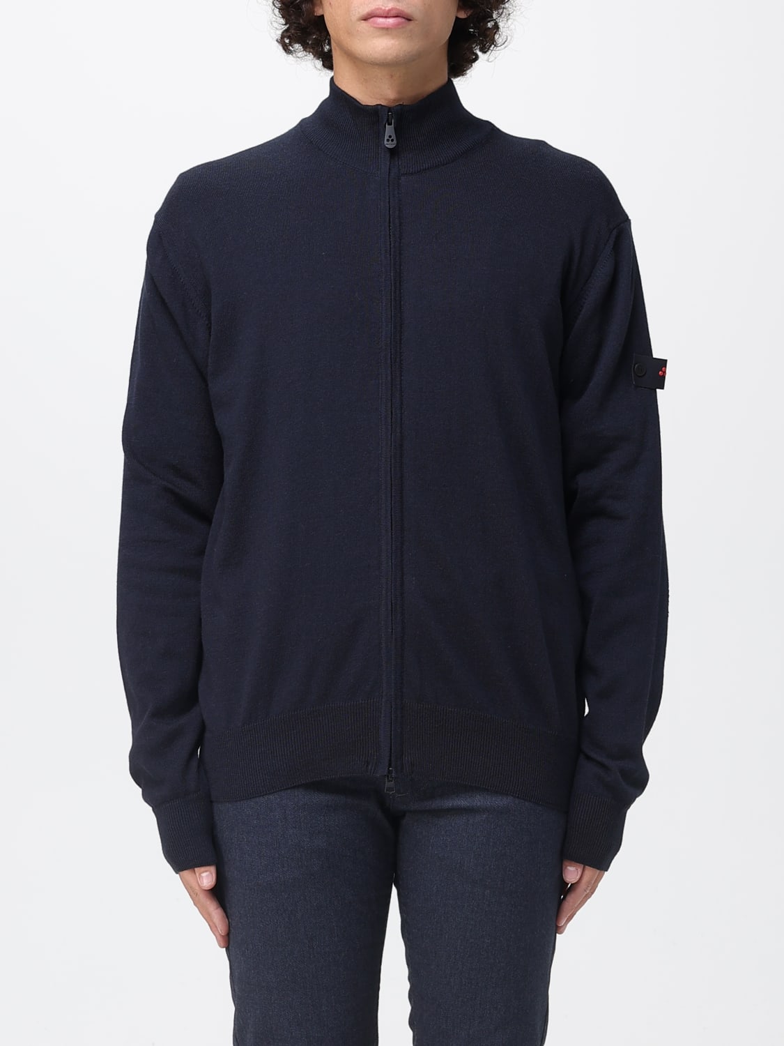 PEUTEREY SWEATER: Cardigan men Peuterey, Blue - Img 1