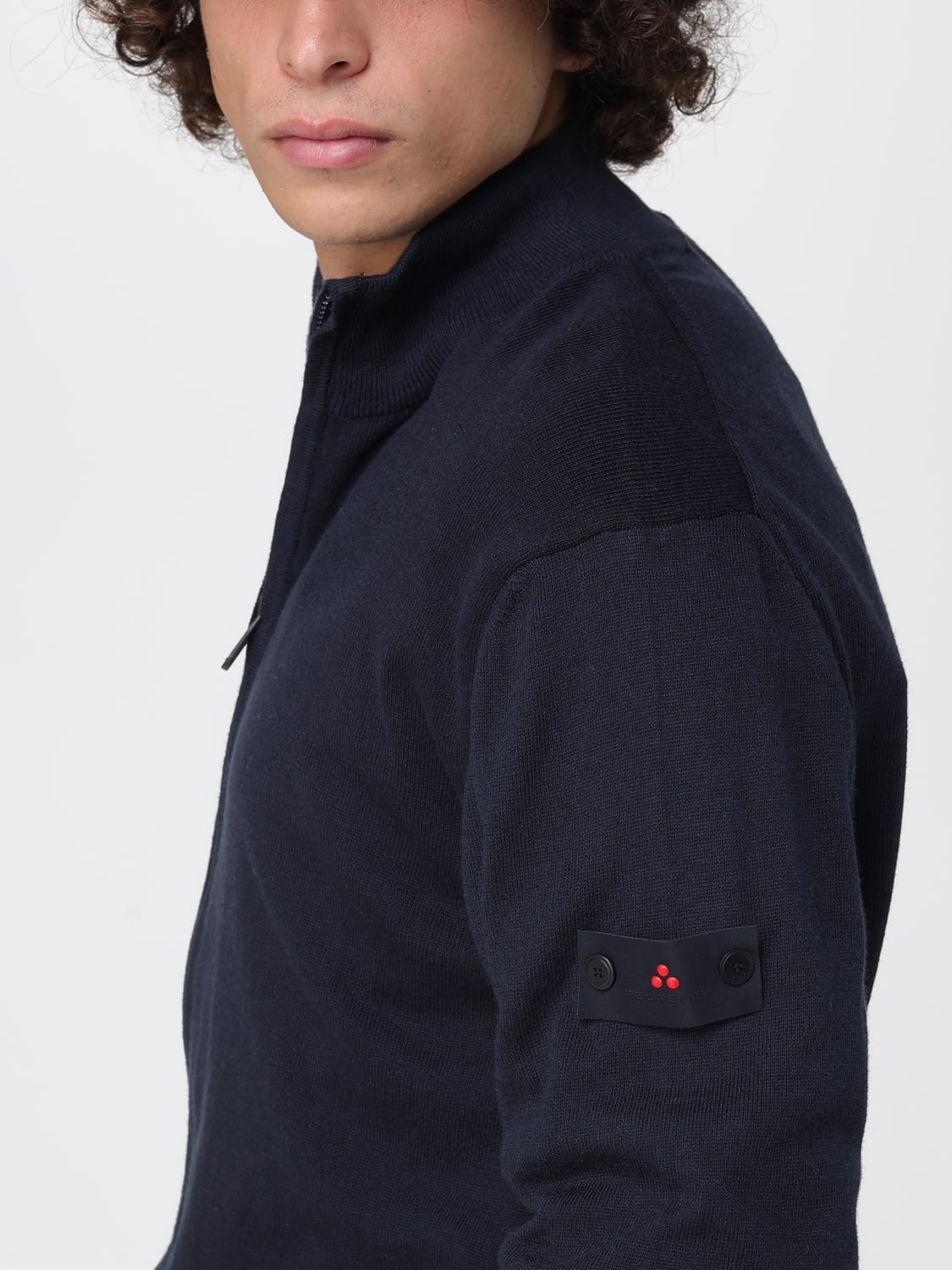PEUTEREY SWEATER: Cardigan men Peuterey, Blue - Img 4