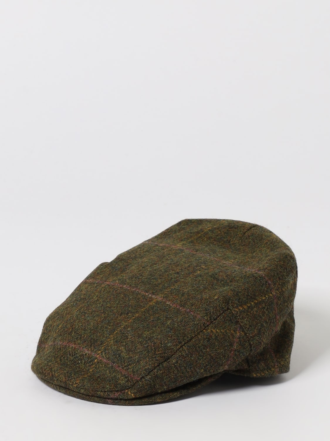 BARBOUR CAPPELLO: Coppola Crieff Barbour in lana tartan , Verde - Img 1