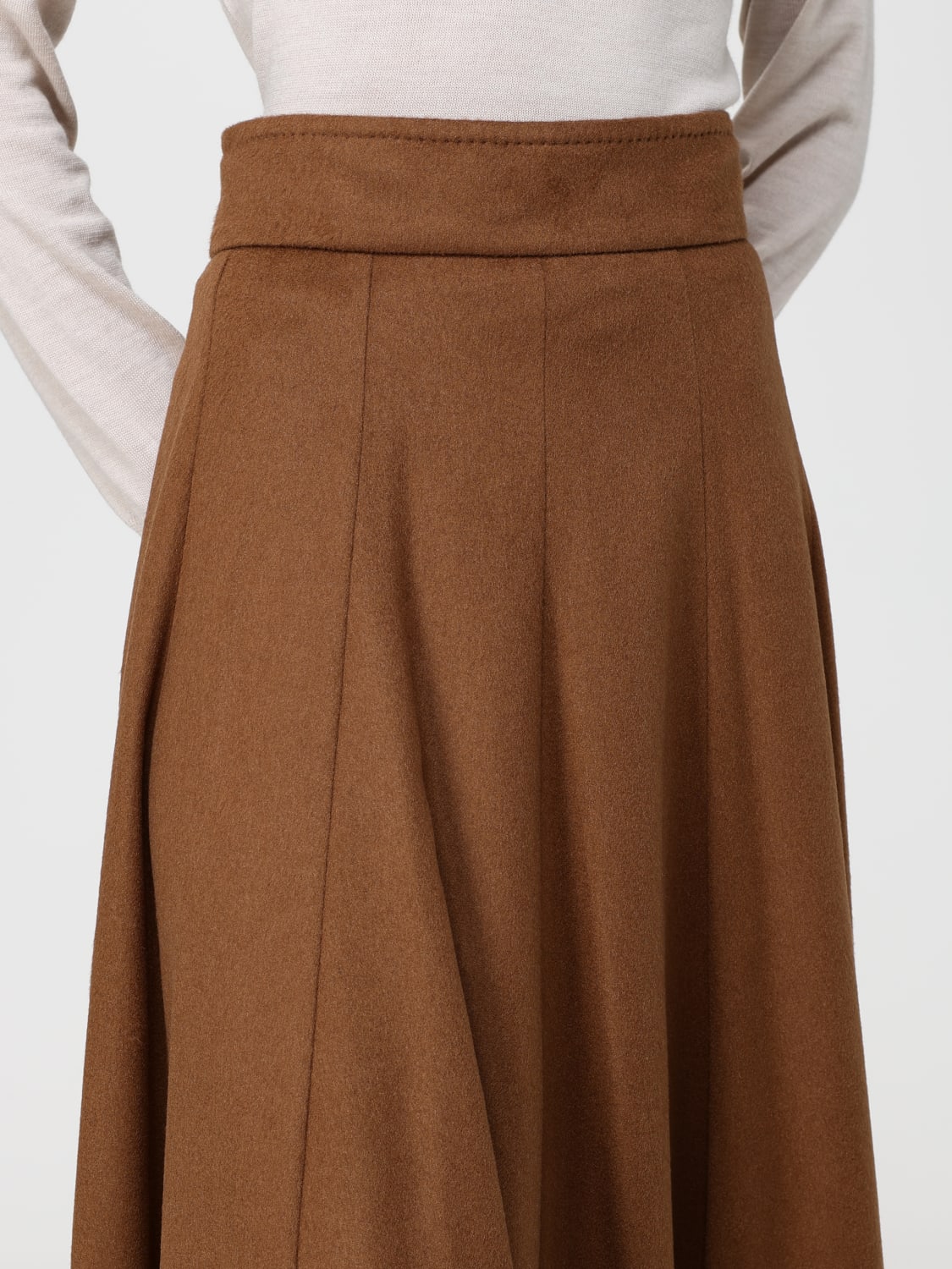 MAX MARA FALDA: Falda mujer Max Mara, Marrón - Img 4