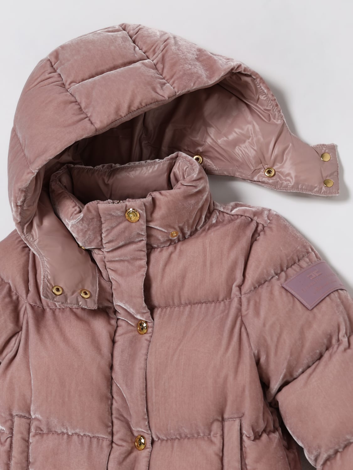 ELISABETTA FRANCHI LA MIA BAMBINA CHAQUETA: Abrigo niños Elisabetta Franchi La Mia Bambina, Beige - Img 3