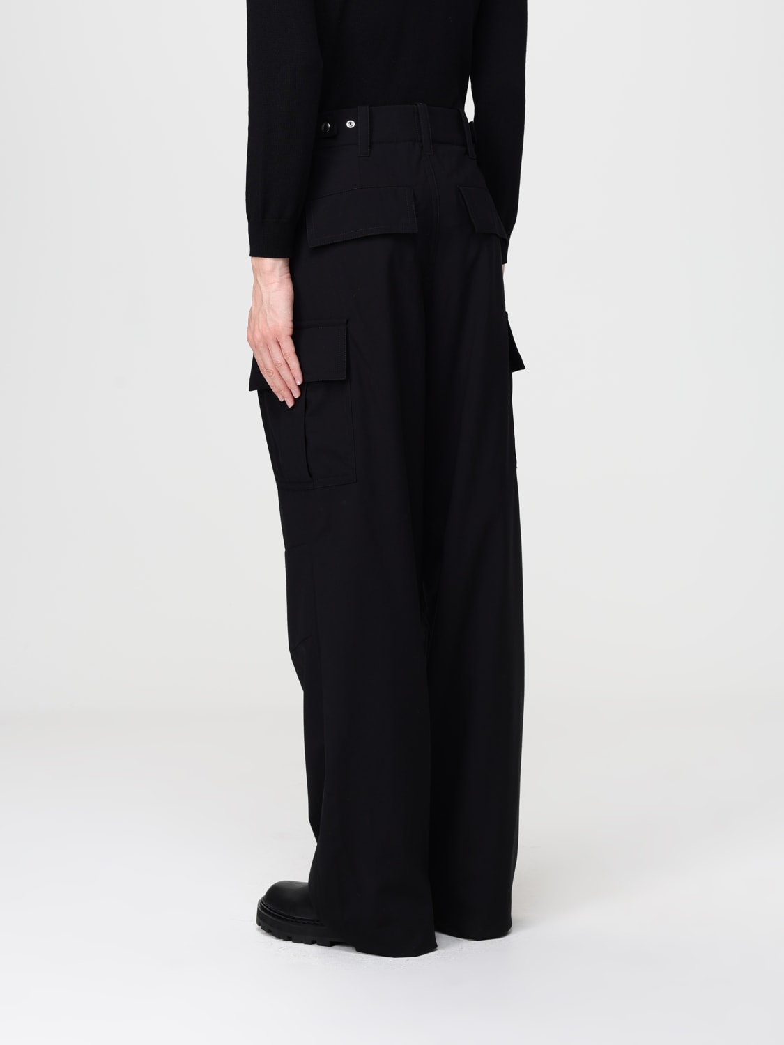 BOTTEGA VENETA PANTS: Pants woman Bottega Veneta, Black - Img 3