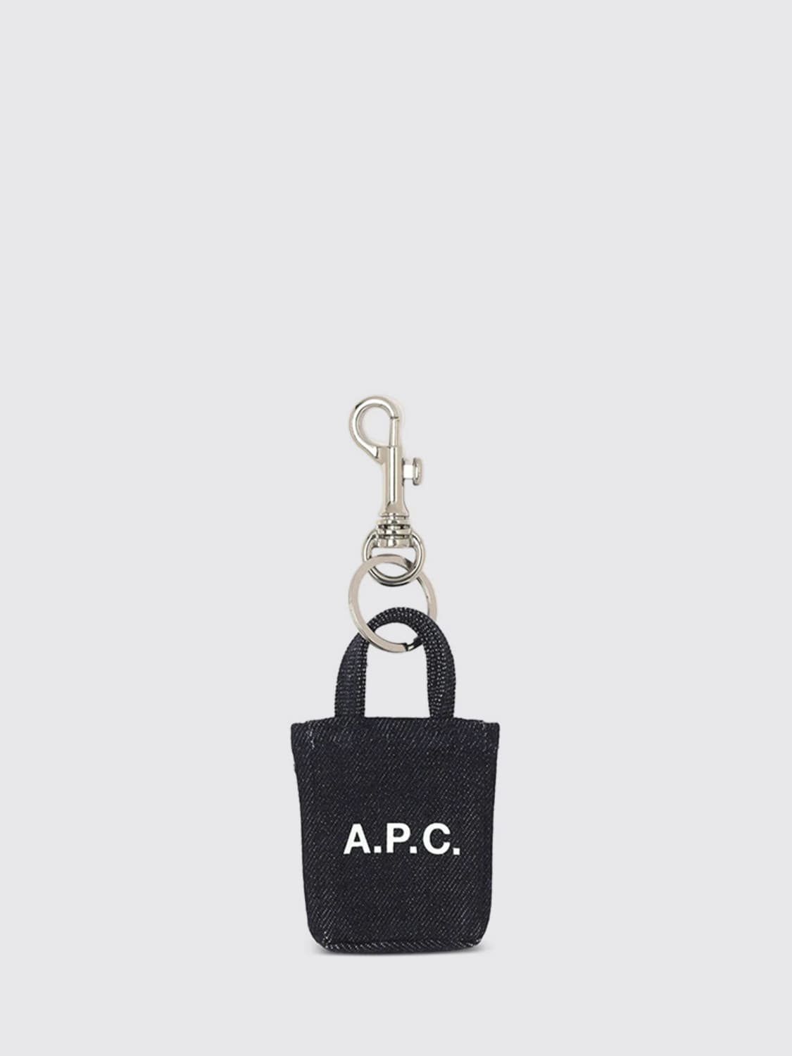 A.P.C. KEYRING: Wallet men A.P.C., Indigo - Img 1