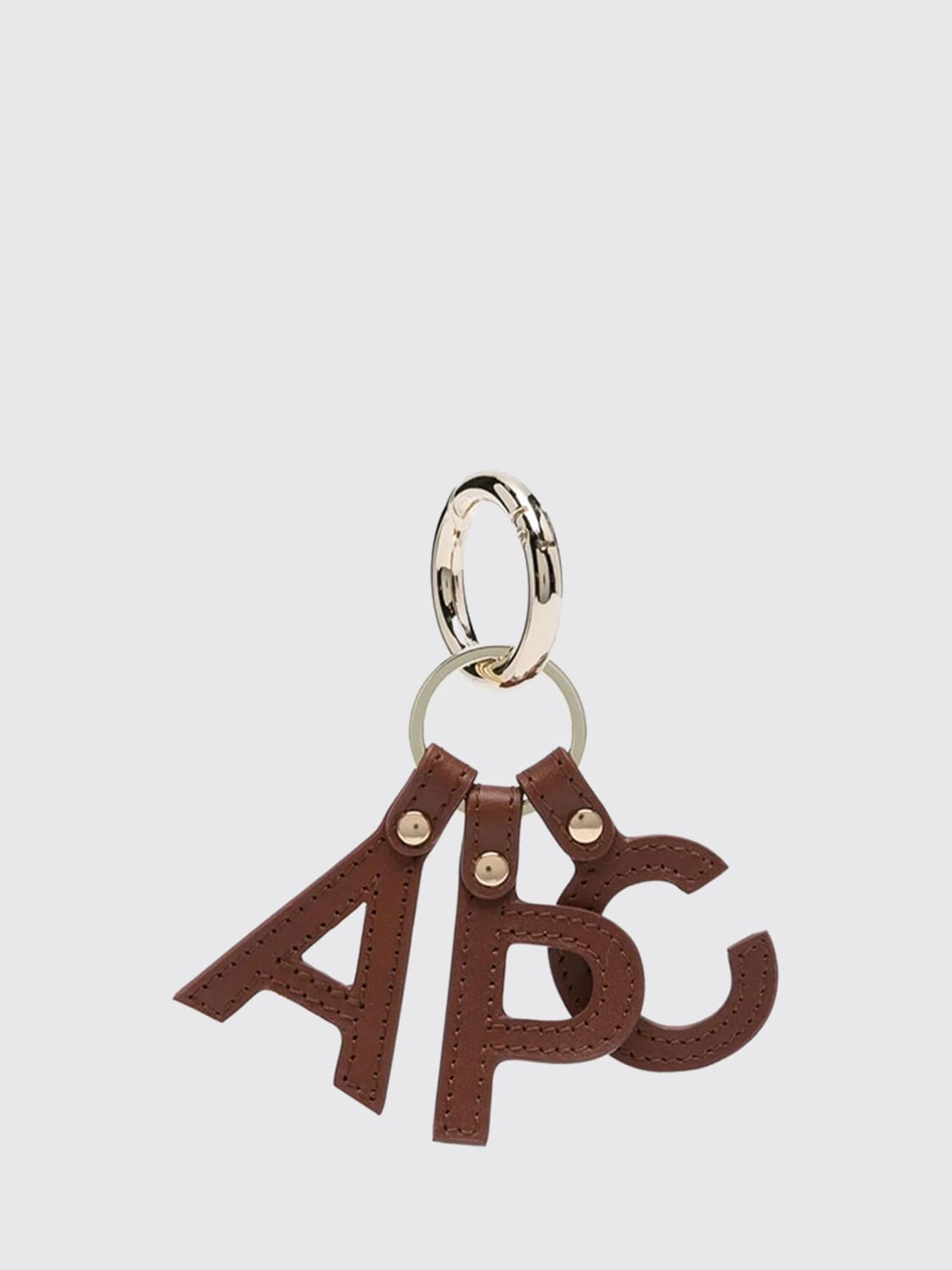 A.P.C. KEYRING: Wallet men A.P.C., Walnut - Img 1