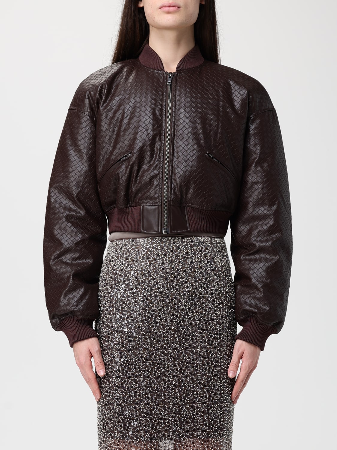 ROTATE JACKET: Jacket woman Rotate, Coffee - Img 1