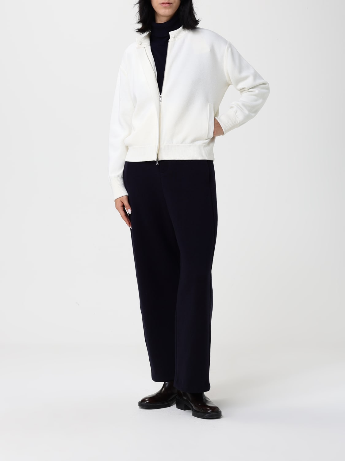 MAX MARA PANTALONES: Pantalón mujer Max Mara, Azul Oscuro - Img 2