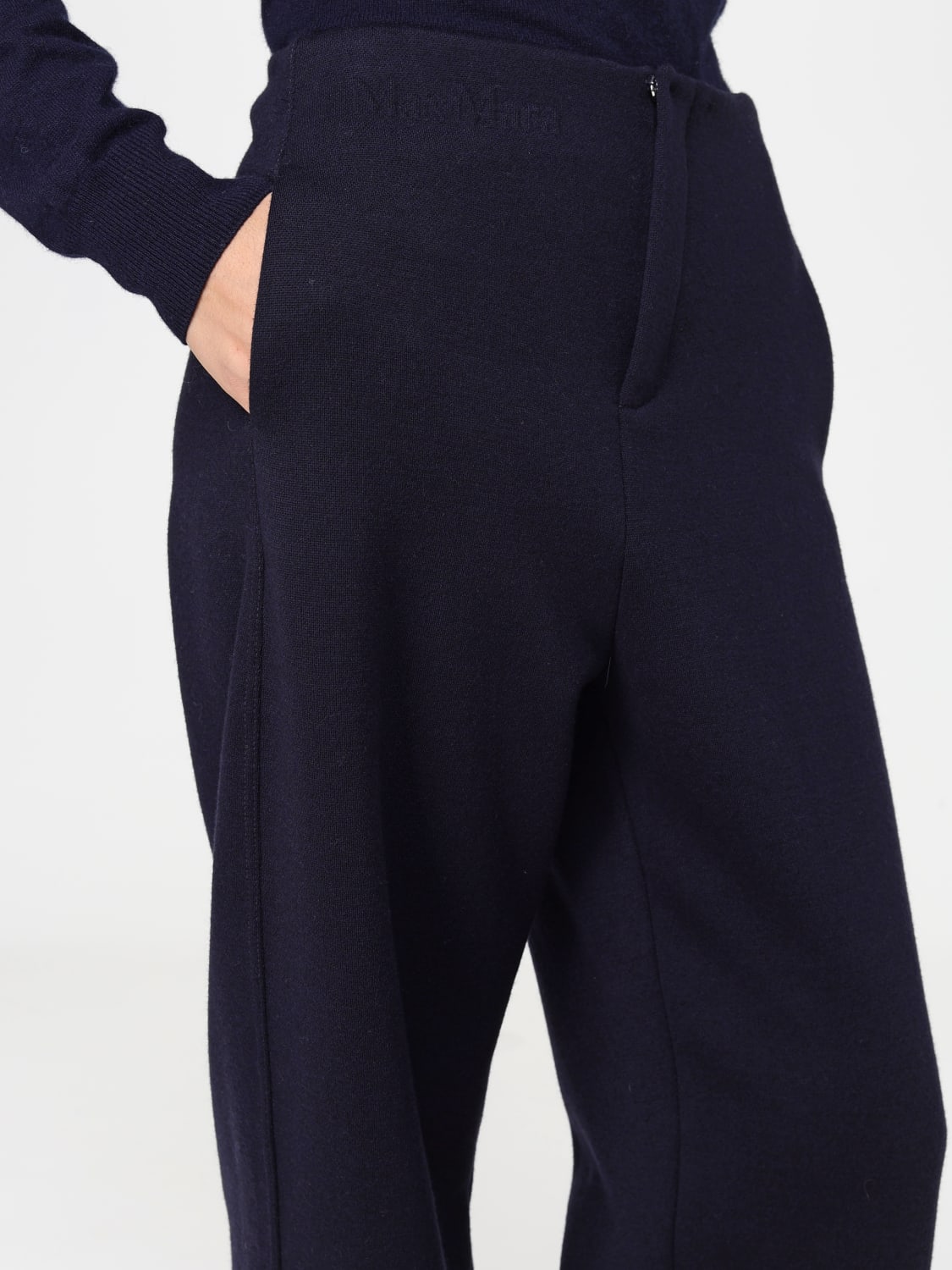 MAX MARA PANTALONES: Pantalón mujer Max Mara, Azul Oscuro - Img 5