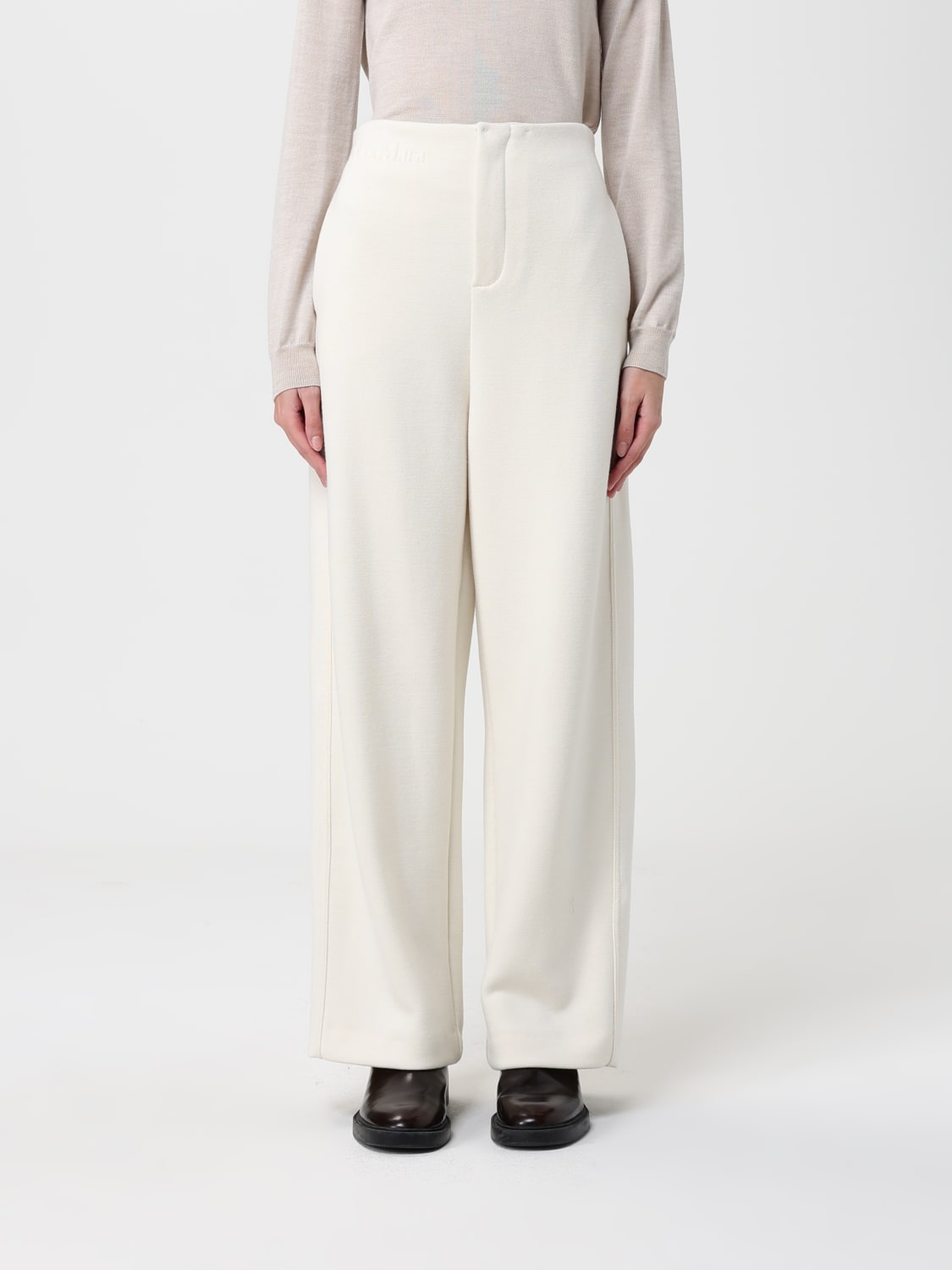 MAX MARA PANTS: Pants woman Max Mara, Ivory - Img 1