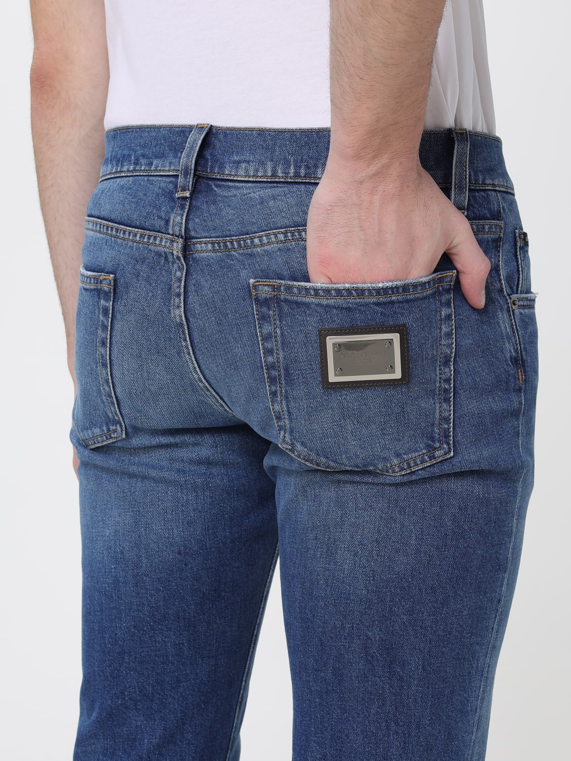 DOLCE & GABBANA JEANS: Jeans men Dolce & Gabbana, Multicolor - Img 5