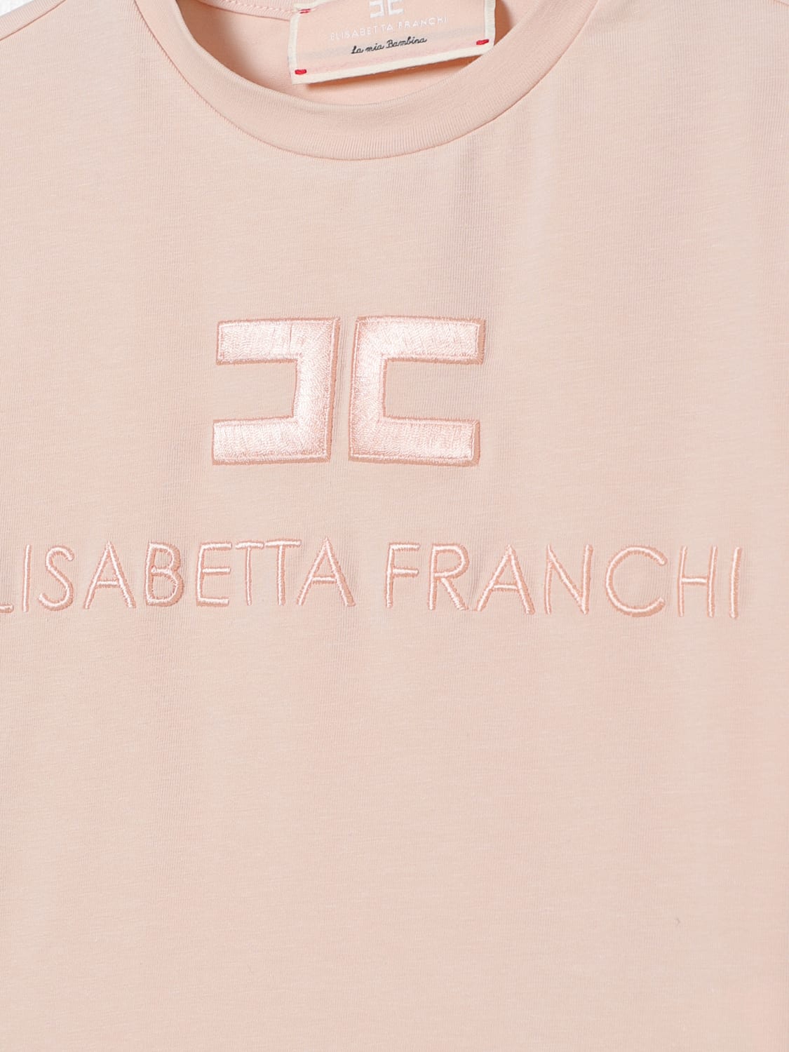 ELISABETTA FRANCHI LA MIA BAMBINA T-SHIRT: T-shirt kids Elisabetta Franchi La Mia Bambina, Pink - Img 3