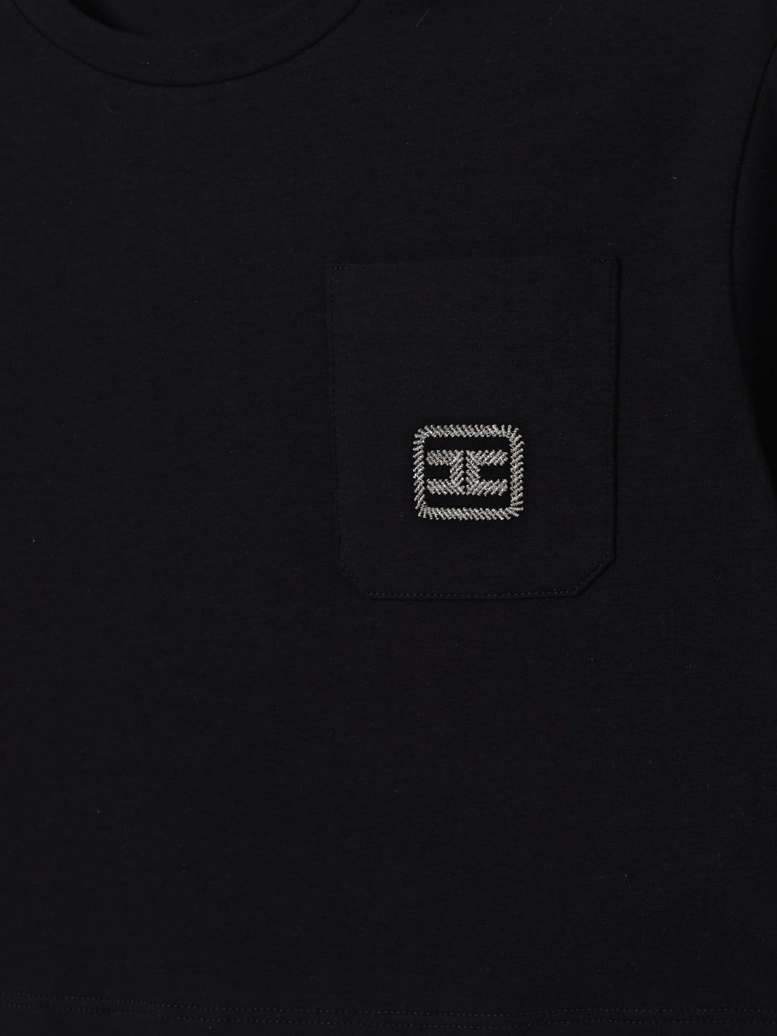 ELISABETTA FRANCHI LA MIA BAMBINA CAMISETA: Camisetas niños Elisabetta Franchi La Mia Bambina, Negro - Img 3