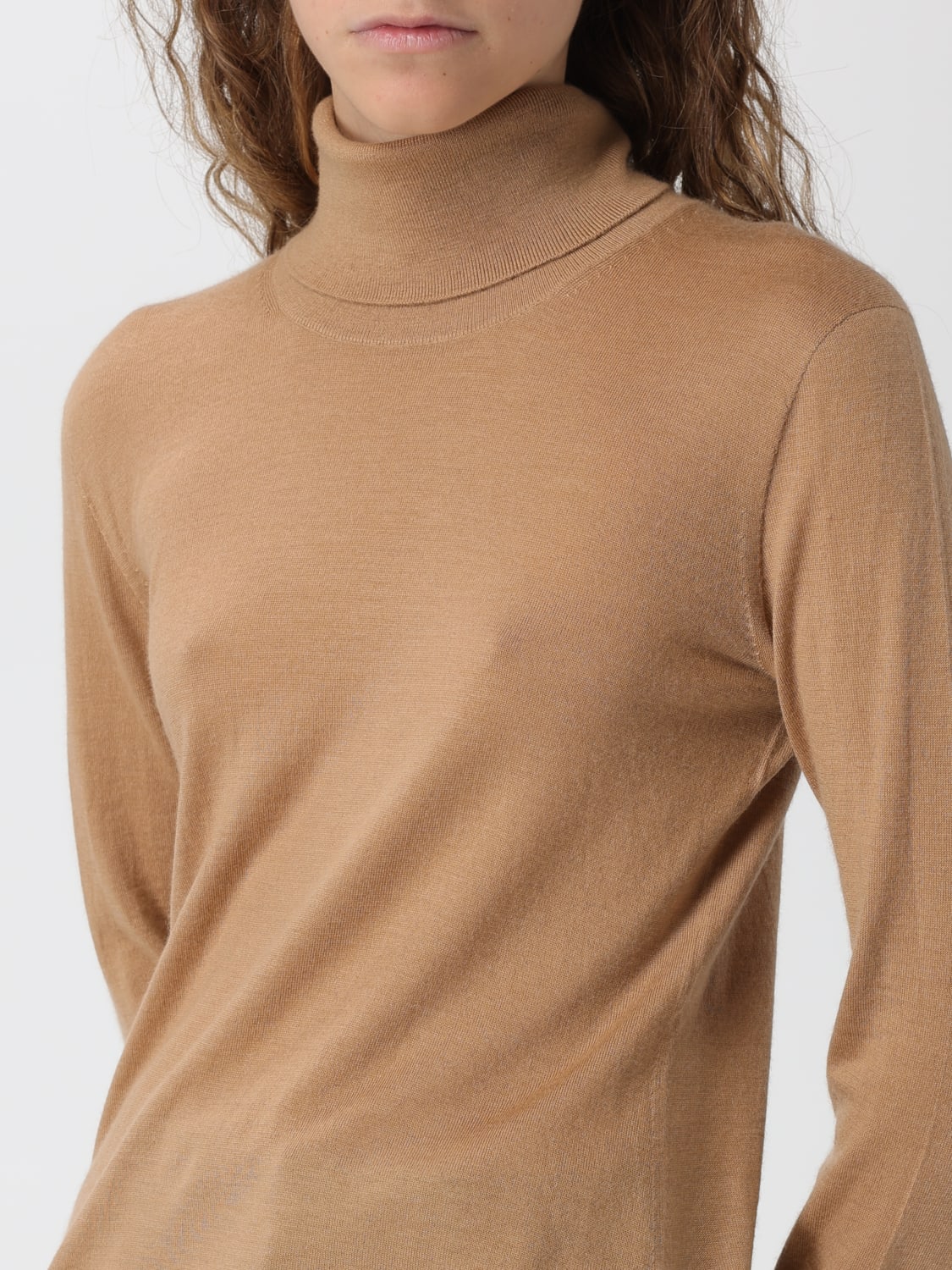 MM MAX MARA SWEATER: Sweater woman Mm Max Mara, Camel - Img 4