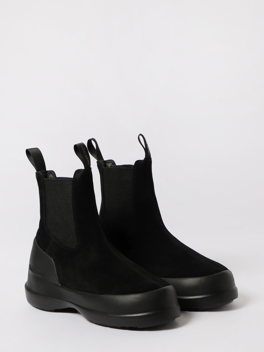 MOON BOOT BOOTS: Flat ankle boots woman Moon Boot, Black - Img 2