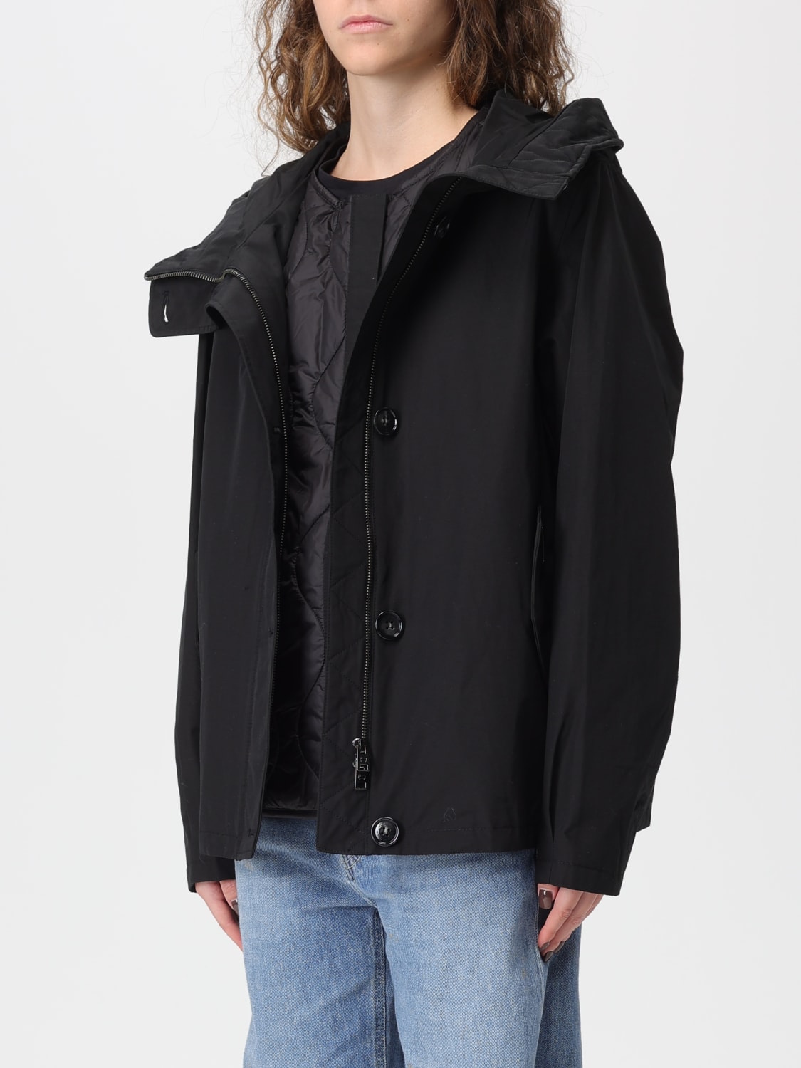 WOOLRICH COAT: Coat woman Woolrich, Black - Img 3