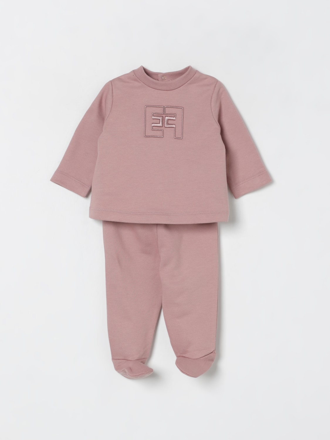 ELISABETTA FRANCHI LA MIA BAMBINA JUMPSUIT: Suit kids Elisabetta Franchi La Mia Bambina, Beige - Img 1