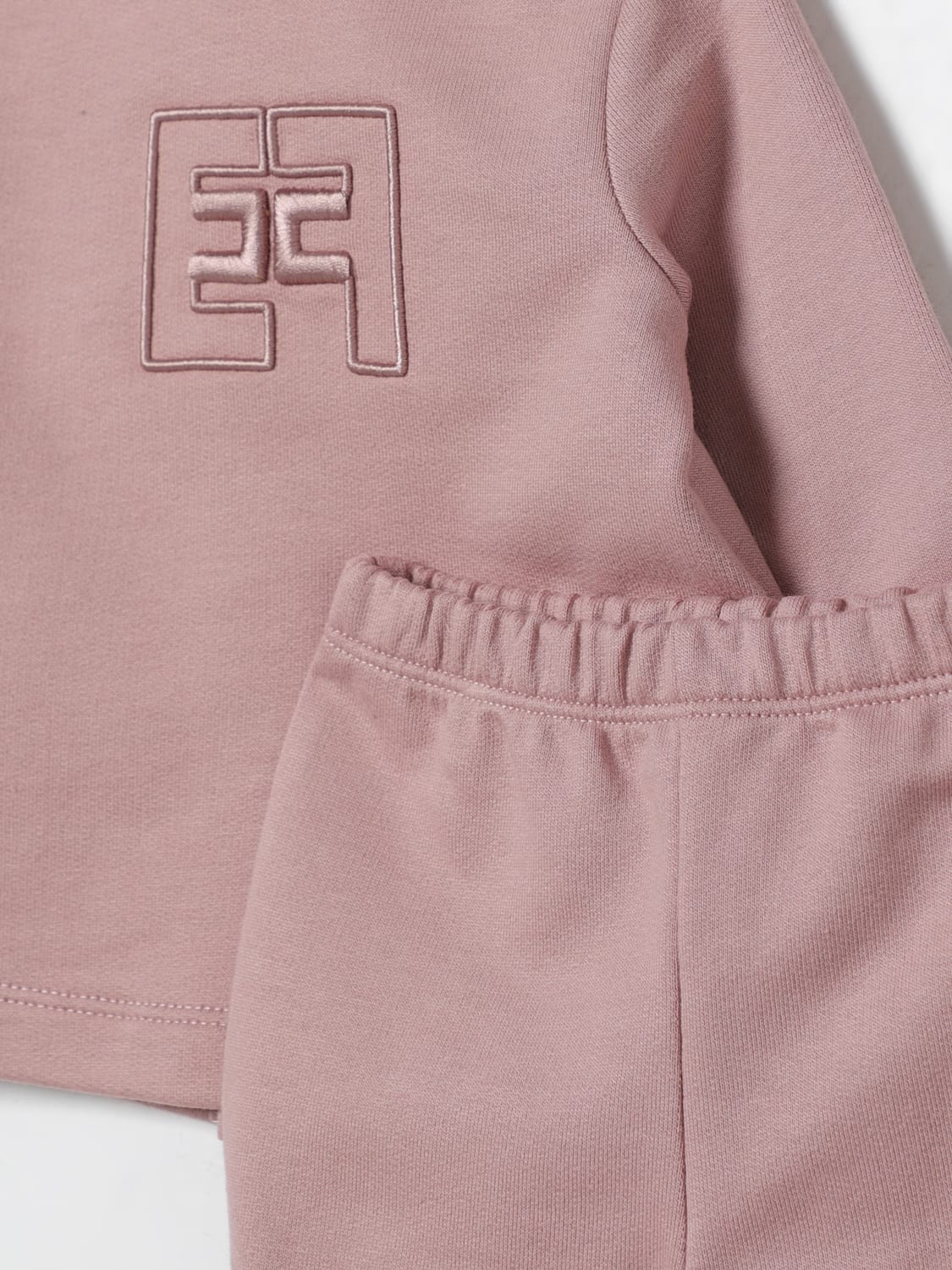 ELISABETTA FRANCHI LA MIA BAMBINA JUMPSUIT: Suit kids Elisabetta Franchi La Mia Bambina, Beige - Img 3