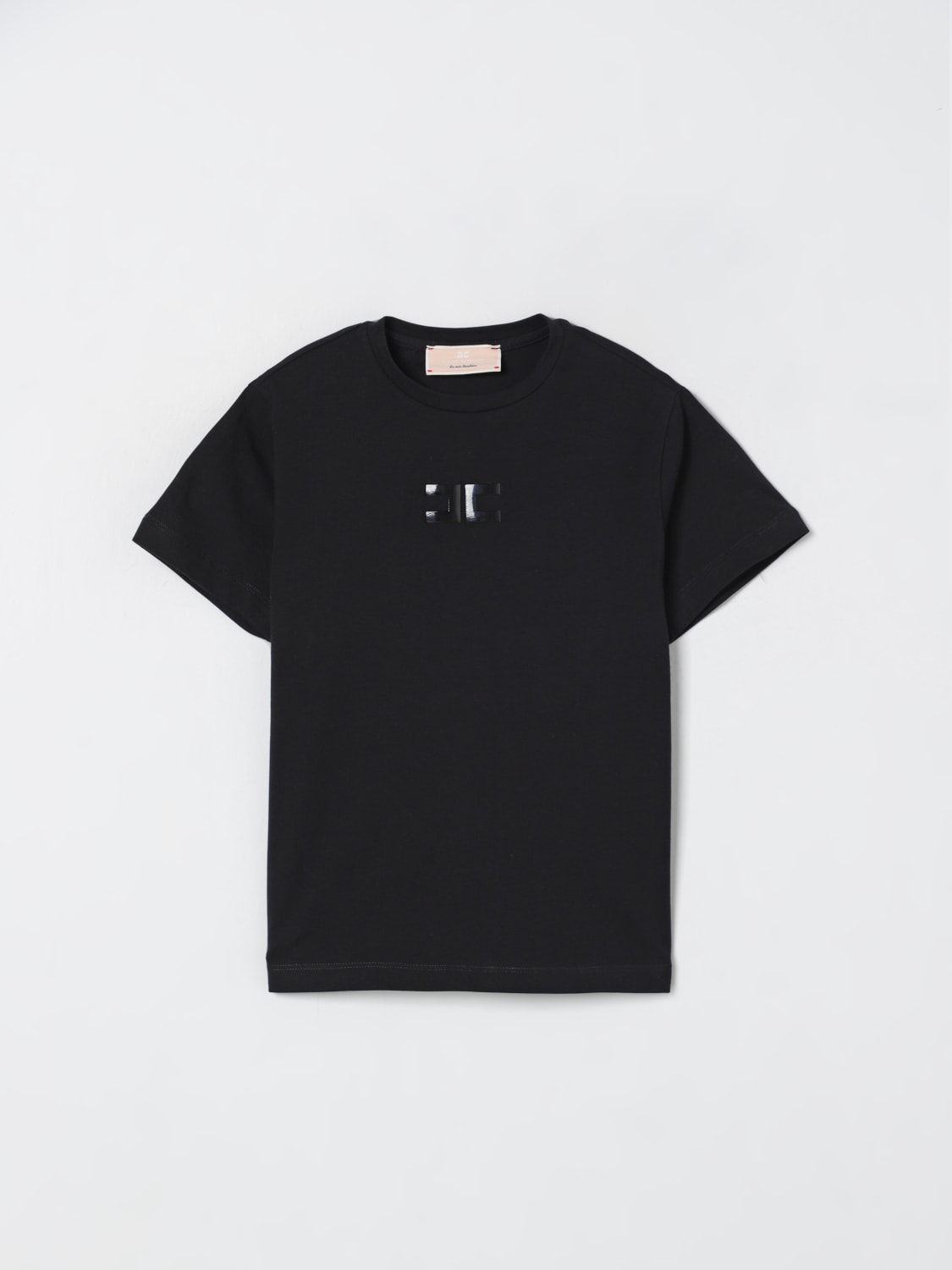 ELISABETTA FRANCHI LA MIA BAMBINA CAMISETA: Camisetas niños Elisabetta Franchi La Mia Bambina, Negro - Img 1