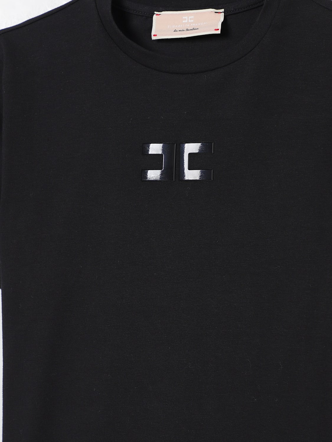 ELISABETTA FRANCHI LA MIA BAMBINA CAMISETA: Camisetas niños Elisabetta Franchi La Mia Bambina, Negro - Img 3