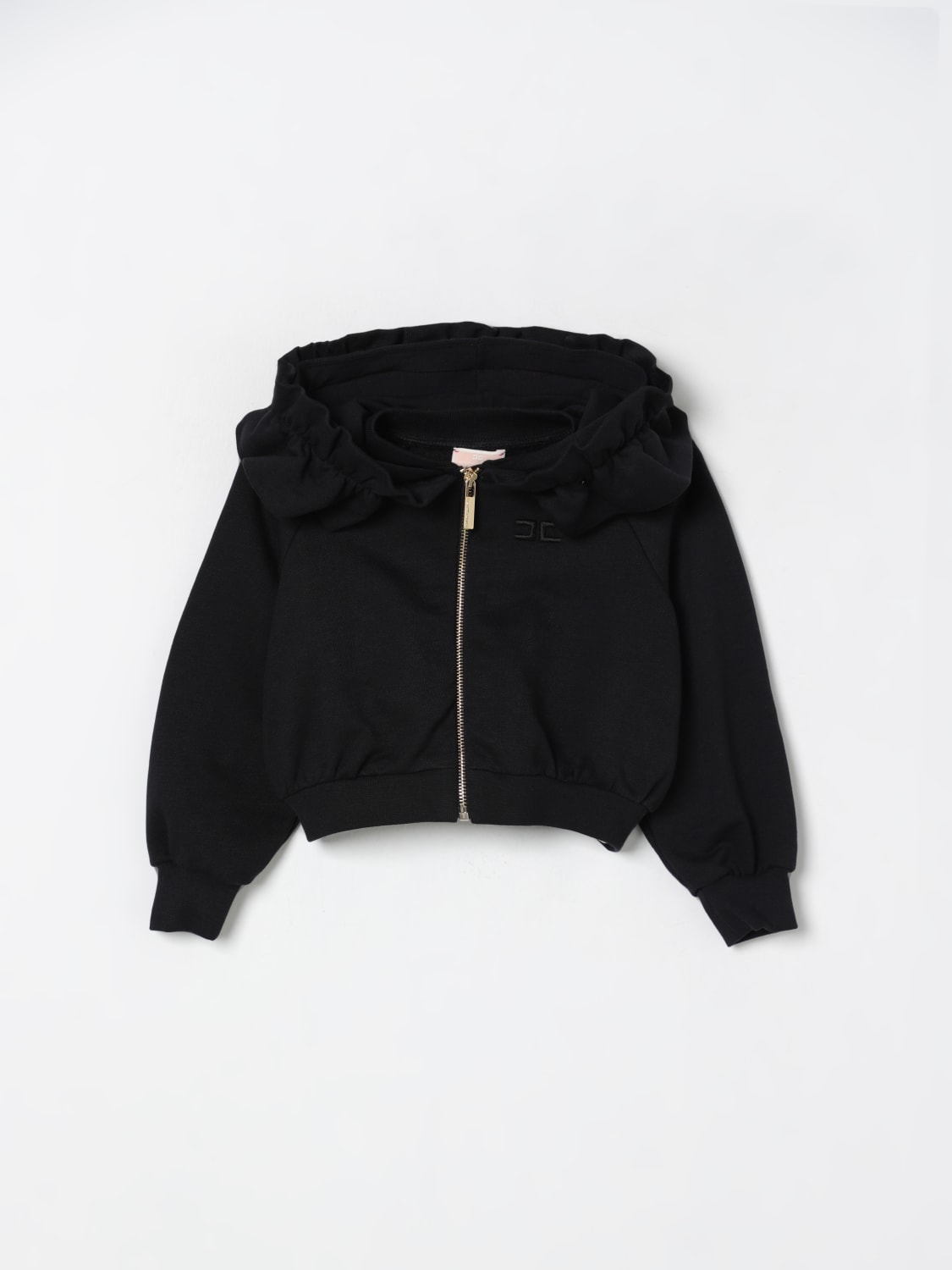 ELISABETTA FRANCHI LA MIA BAMBINA SWEATER: Sweater kids Elisabetta Franchi La Mia Bambina, Black - Img 1