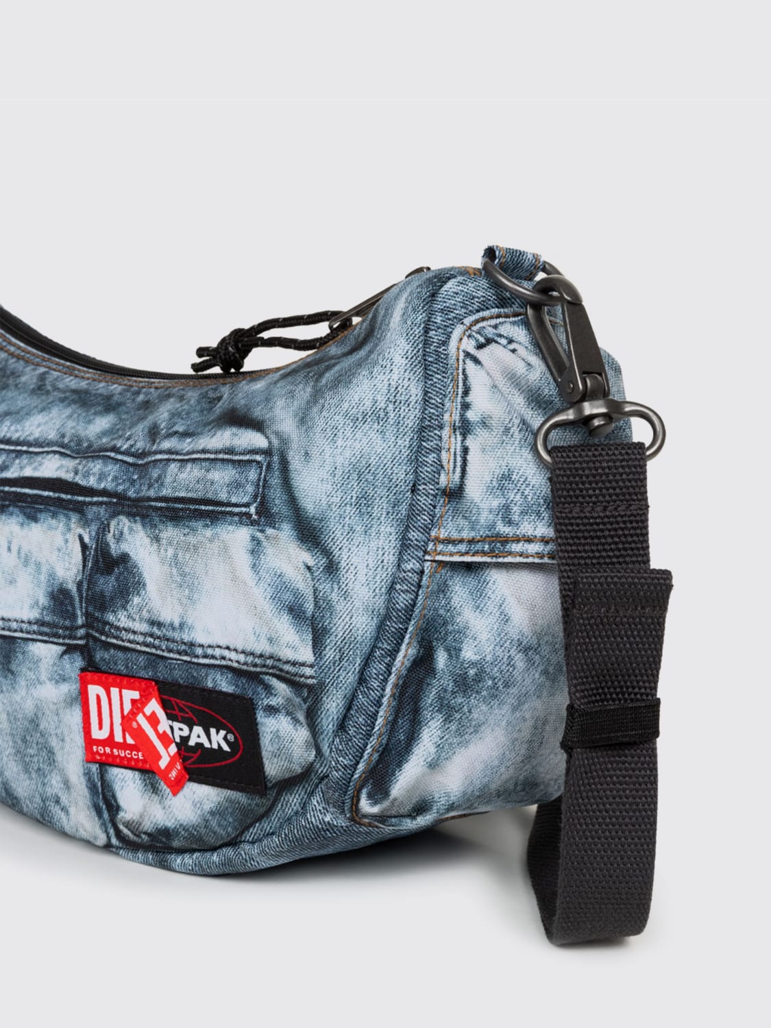 EASTPAK ショルダーバッグ: バッグ メンズ Eastpak, デニム - Img 4