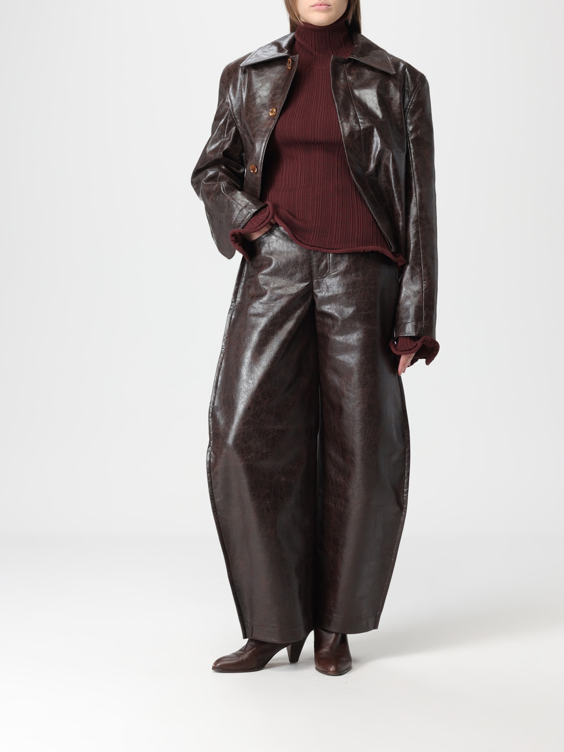 SÉFR JACKET: Jacket woman SÉfr, Brown - Img 2